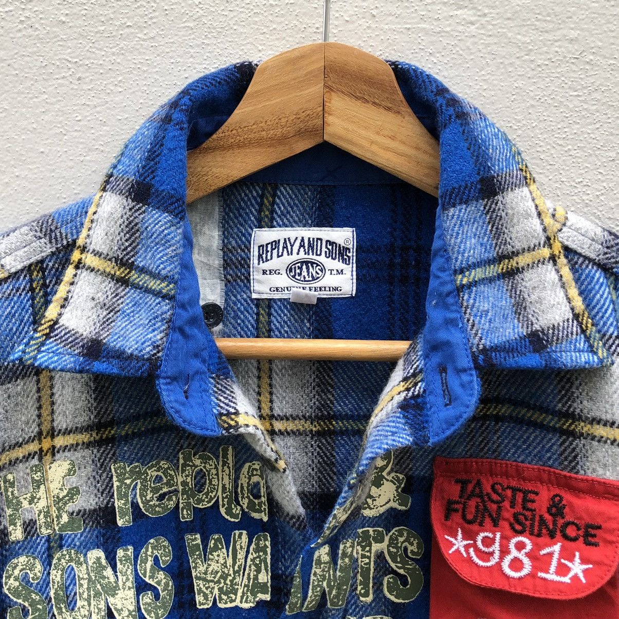Replay Replay And Sons Flanel Checked Long Sleeve Size US S / EU 44-46 / 1 - 12 Thumbnail
