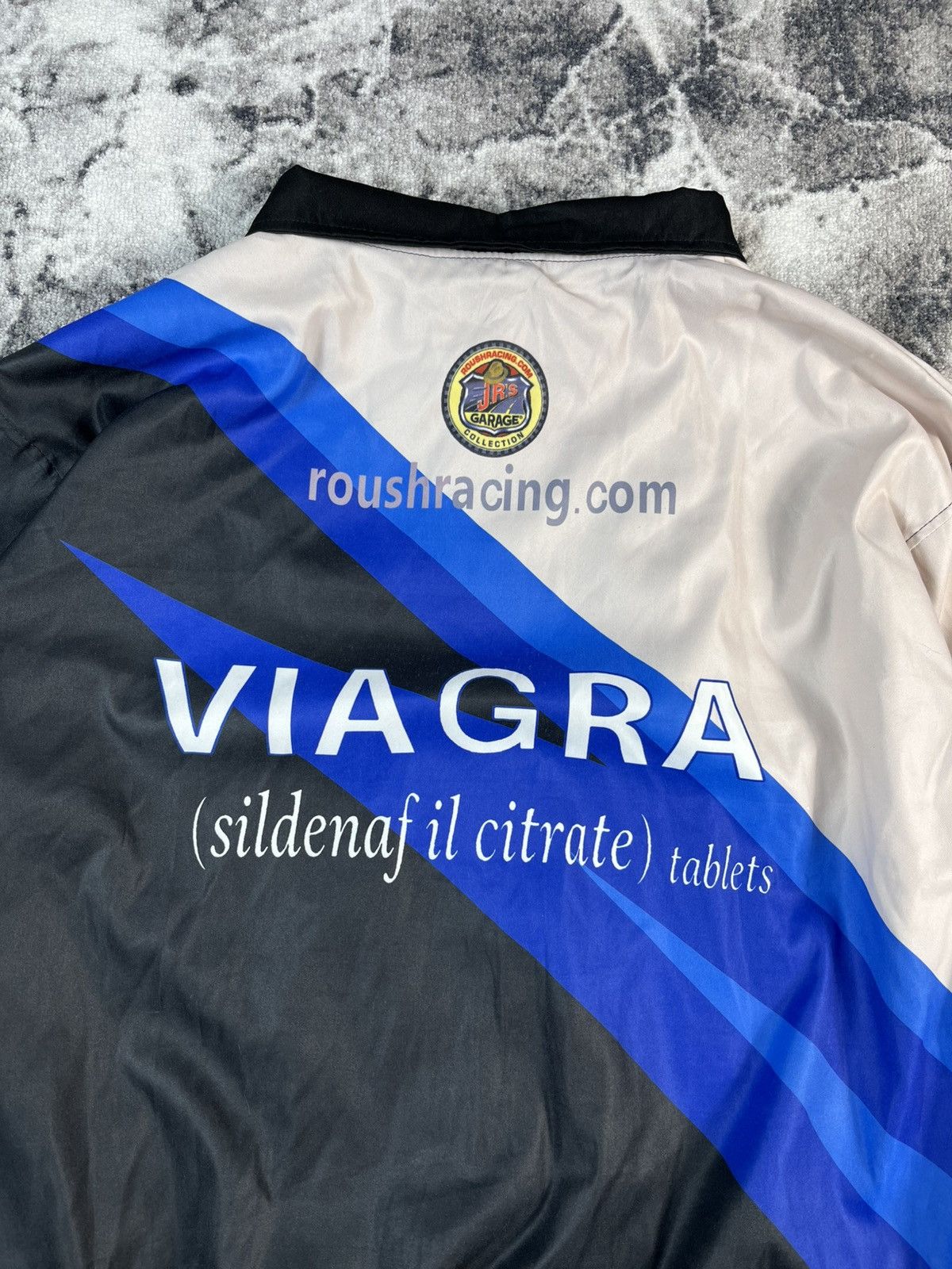 Vintage Vintage Viagra Racing Jacket Y2K NASCAR Style tag M Fits XL Size US XL / EU 56 / 4 - 14 Thumbnail