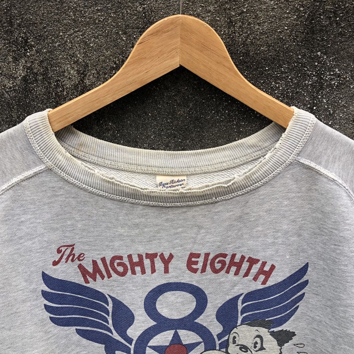 Buzz Rickson's Vintage THRASHED DISTRESSED Buzz Rickson Sweatshirts Size US M / EU 48-50 / 2 - 5 Thumbnail