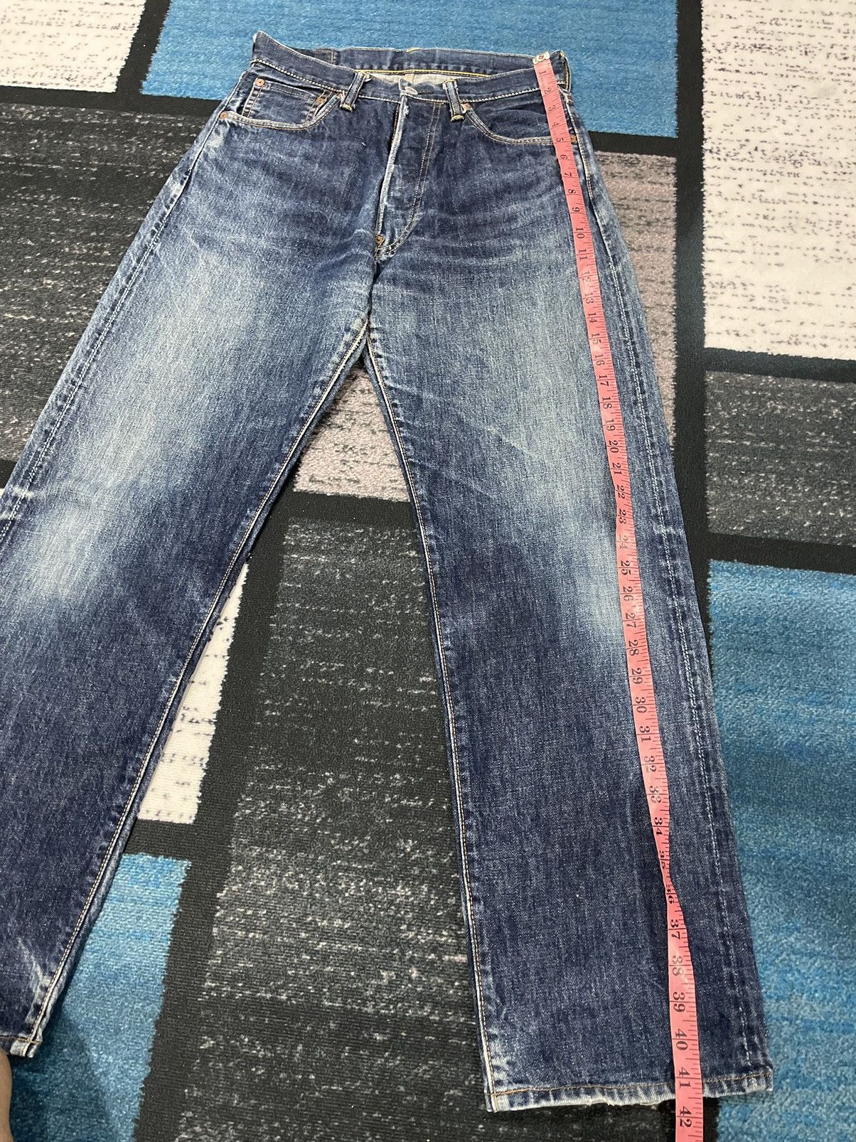 Evisu Vintage Evisu No.2 Selvedge Distressed Denim Pants Size US 29 - 16 Thumbnail