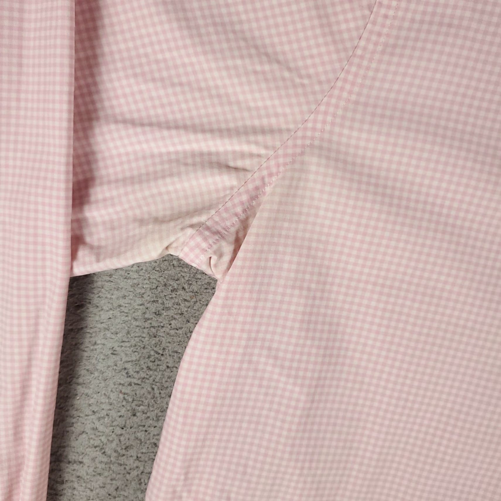 Peter Millar Peter Millar Shirt Mens XL Pink Check Nylon Button Up Summer Comfort Size US XL / EU 56 / 4 - 3 Thumbnail