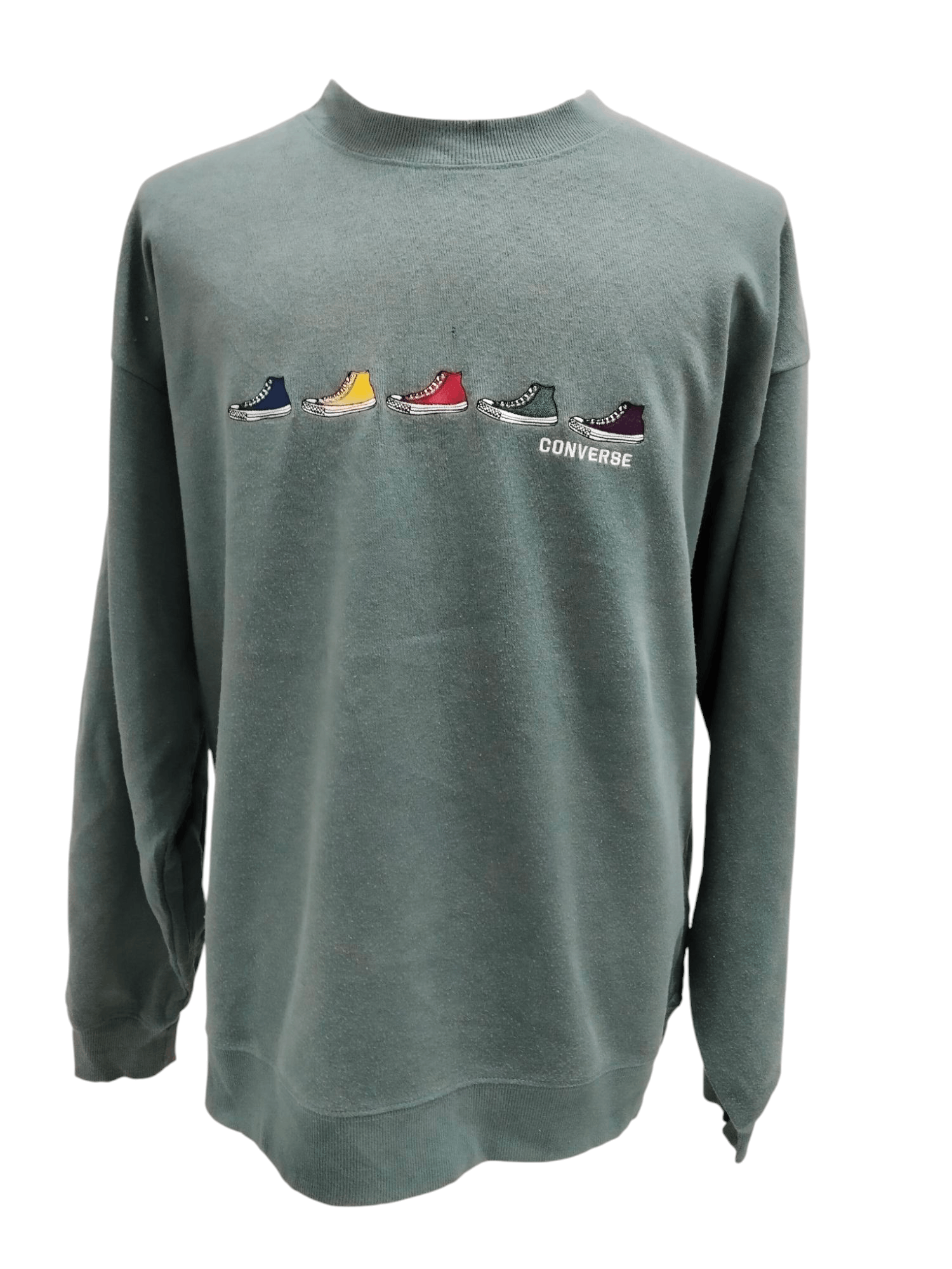 Converse × If Six Was Nine × Vintage Vintage Y2K Converse Embroidery Logo Sweatshirt Size US XXL / EU 58 / 5 - 1 Thumbnail