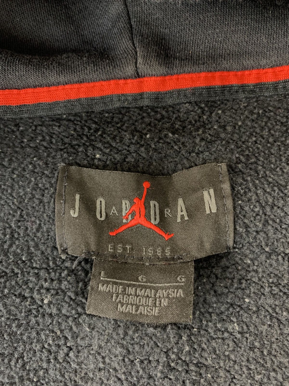 Other Air Jordan Jumpman Rivals Full Zip Hoodies Side Tape Size US L / EU 52-54 / 3 - 8 Thumbnail