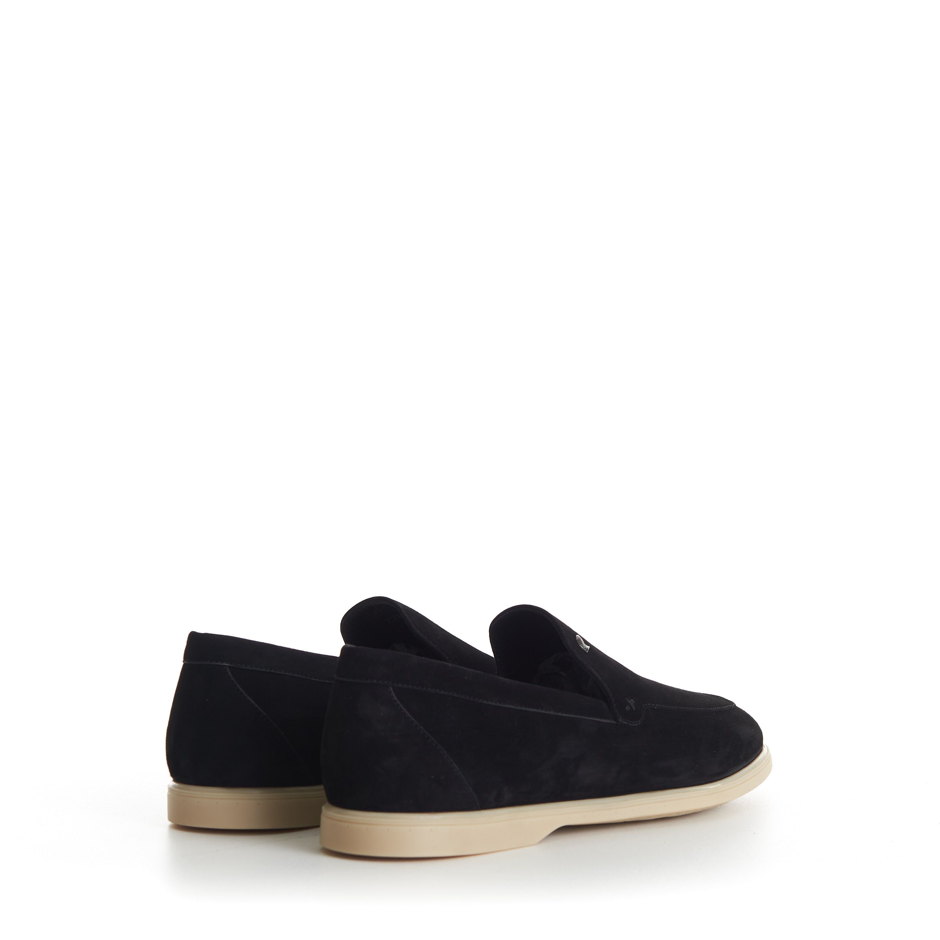Stefano Ricci Black Suede Slip-On Loafers - Eagle Head Hardware Size US 8.5 / EU 41-42 - 8 Thumbnail