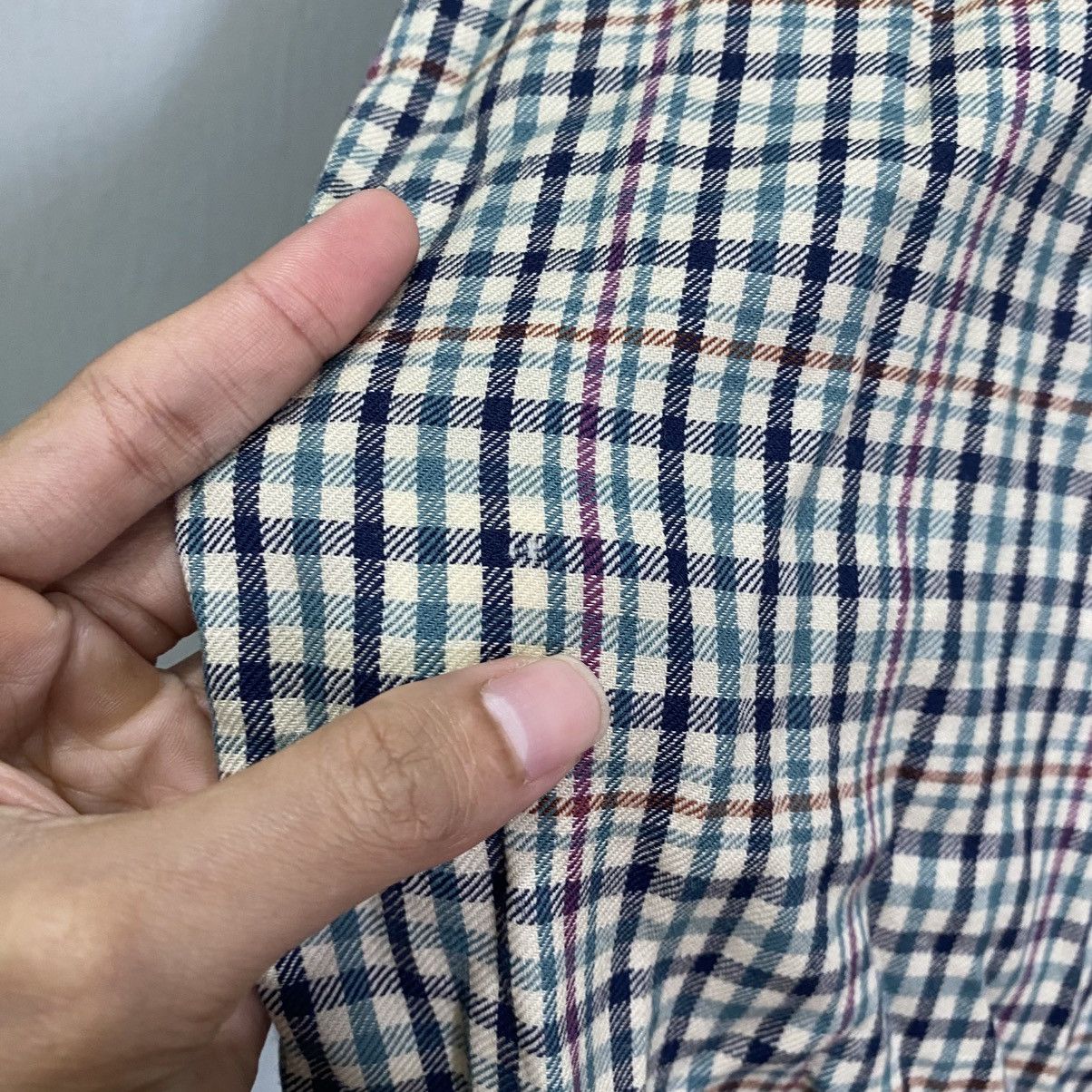 Burberry Vintage 80s Burberrys Nova Check Pullover Polo Banded Waist Size US L / EU 52-54 / 3 - 14 Thumbnail