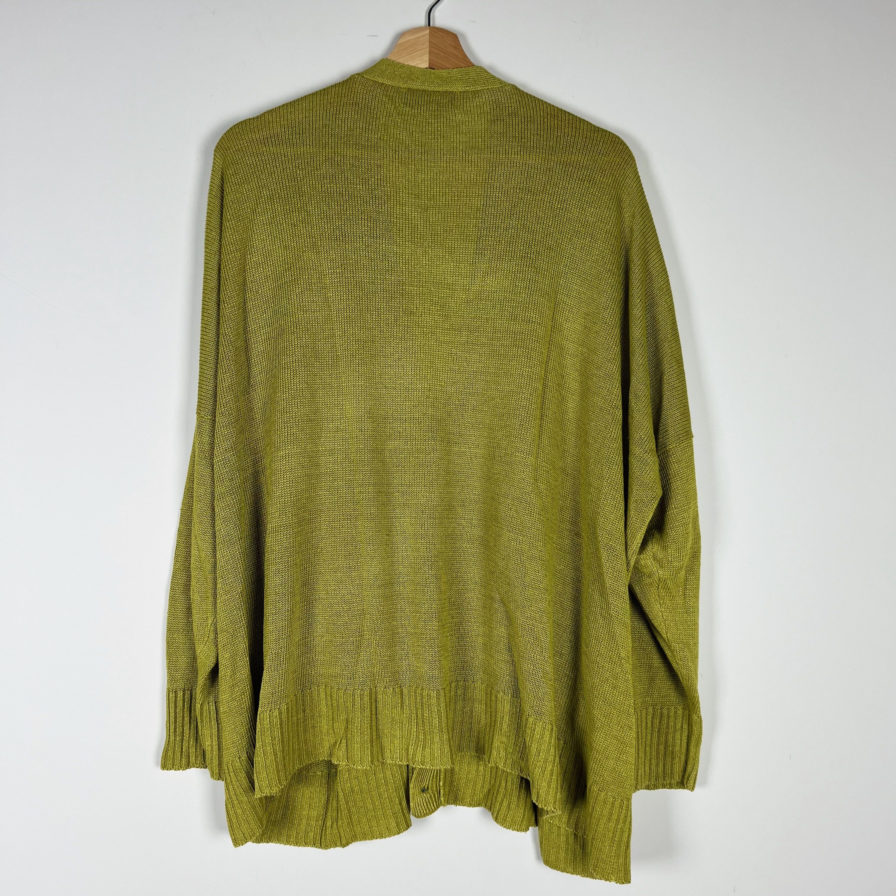 eskandar Eskandar Wide Square Boxy Linen V Neck Size XL / US 12-14 / IT 48-50 - 4 Thumbnail