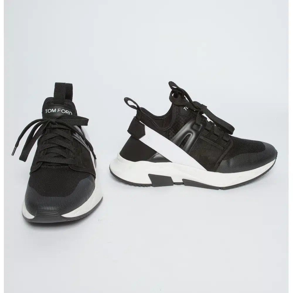Tom Ford o1loc1c0425 W2818N Jago Low-Top Sneakers in Black Size US 11 / IT 41 - 2 Thumbnail