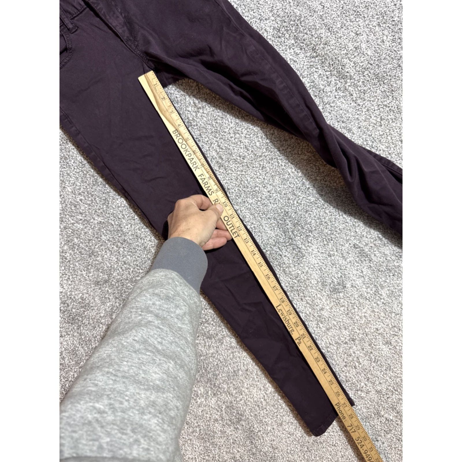 American Eagle Outfitters American Eagle Outfitters Jegging Pants Women 8 Purple Denim Stretch Skinny Y2K Retro Grunge City Womens Size 30" / US 8 / IT 44 - 4 Thumbnail