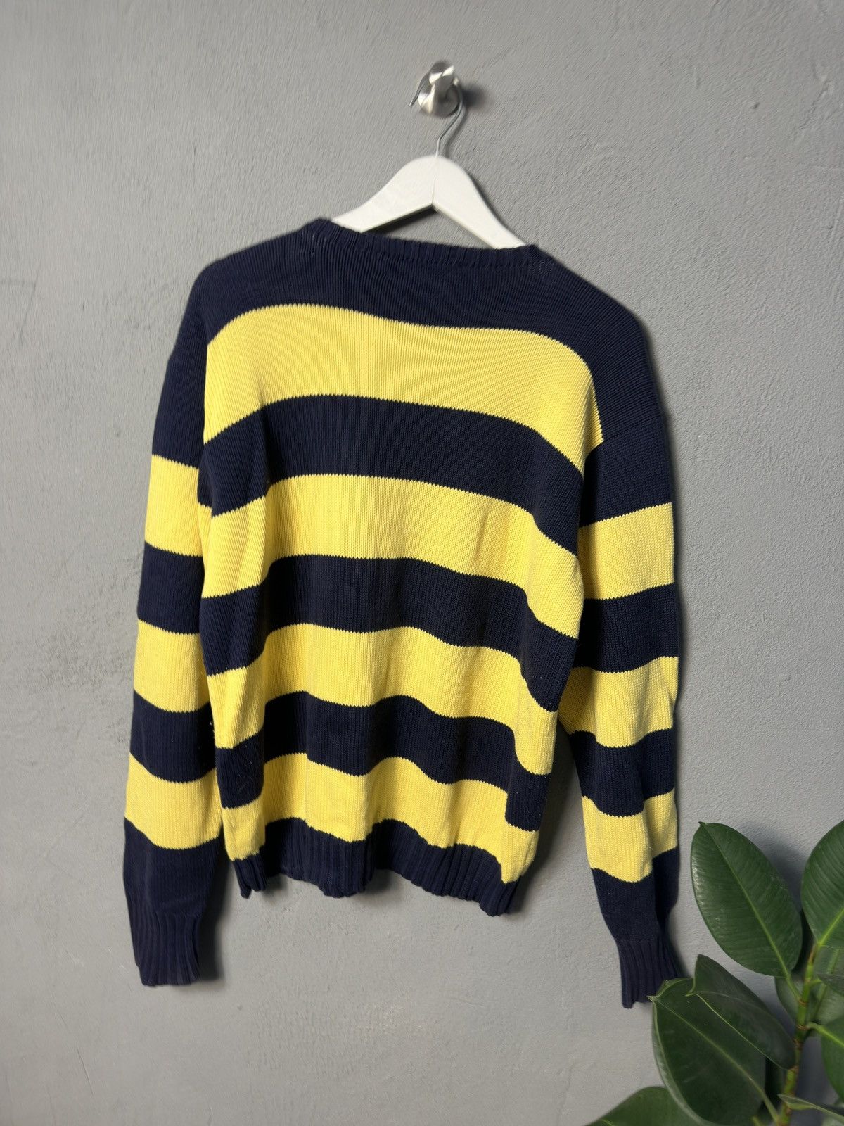 Polo Ralph Lauren × Ralph Lauren × Vintage Vintage 90s oversized luxury Striped Ralph Lauren Sweater Size US L / EU 52-54 / 3 - 5 Thumbnail