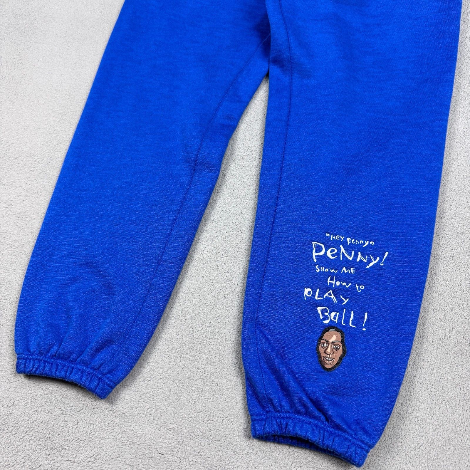 Nike Nike Lil Penny Hardaway Basketball Fleece Joggers Blue XL Size US 34 / EU 50 - 11 Thumbnail