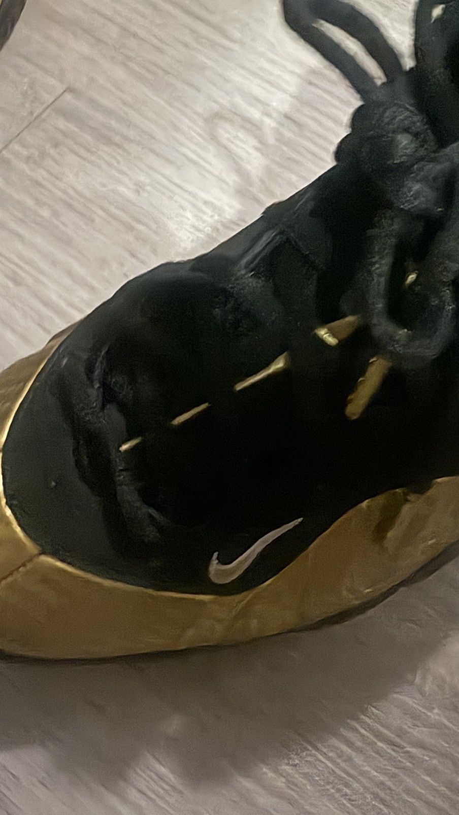 Nike Nike Foamposite one gold Size US 5 / IT 35 - 3 Thumbnail