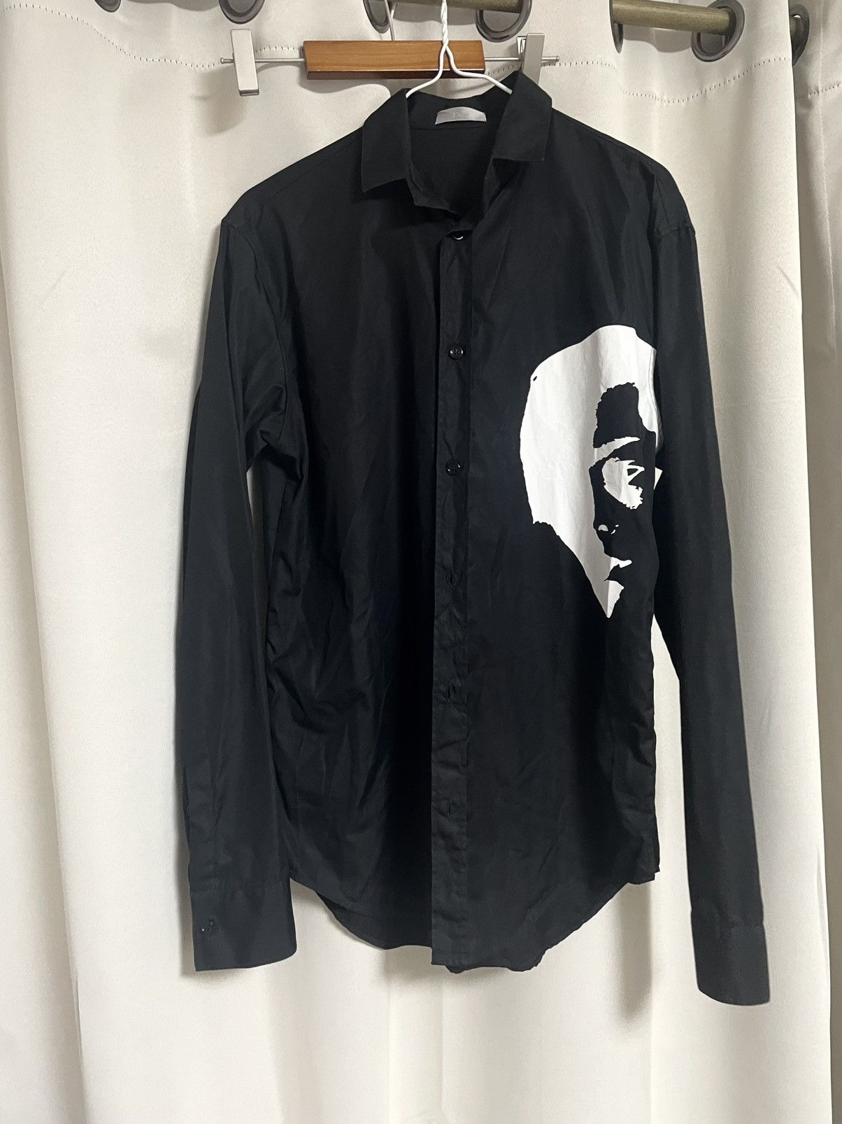 Dior × Hedi Slimane Dior Homme SS06 Face Print Shirt by Hedi