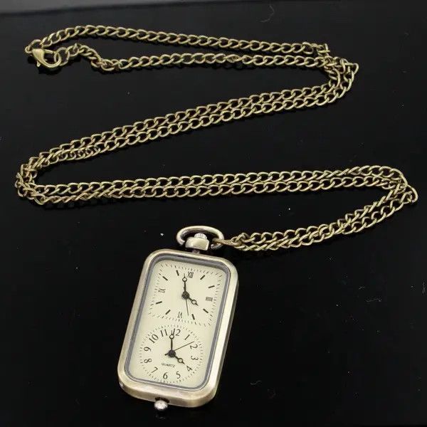 Other Mayuko x Ryoko Rectangular Design Pocket Watch Pendant Chain Size ONE SIZE - 1 Thumbnail