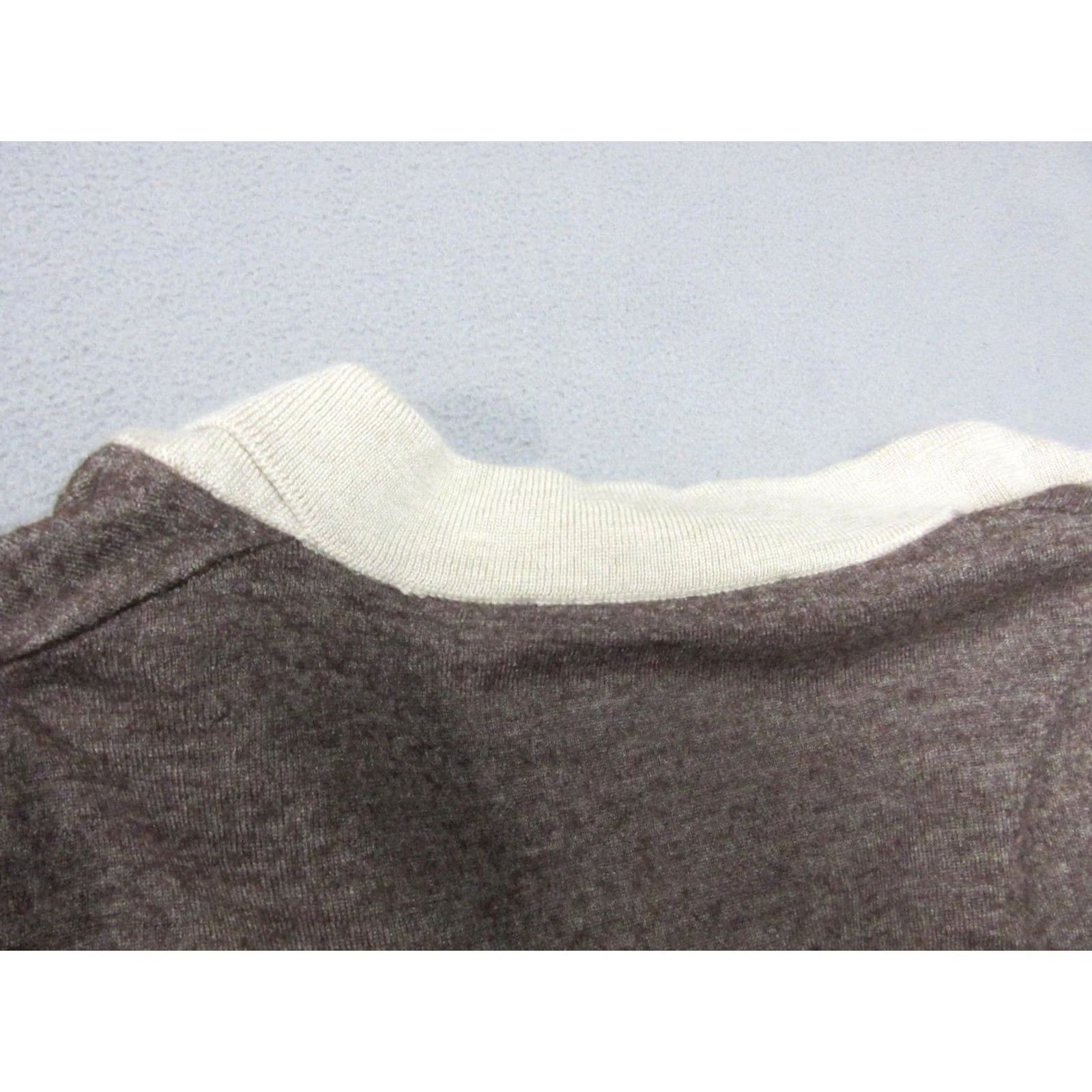 Vintage Rani Arabella Sweater Cashmere Tunic Collared Slim Italy Brown Womens Large Size L / US 10 / IT 46 - 5 Thumbnail
