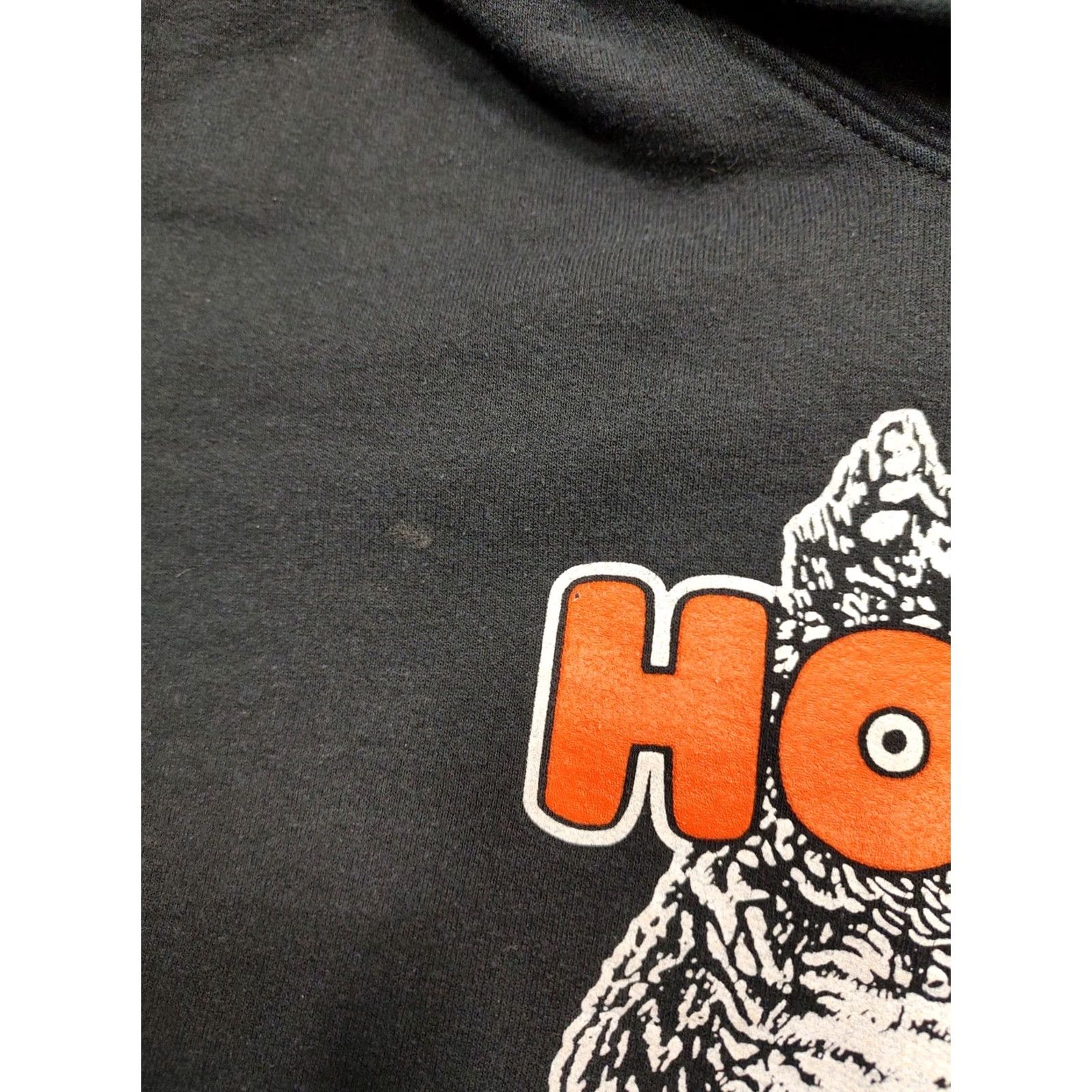Gildan VINTAGE Hooters Hoodie Maderia Beach Florida Gildan Heavy Mens L Black Size US L / EU 52-54 / 3 - 6 Thumbnail