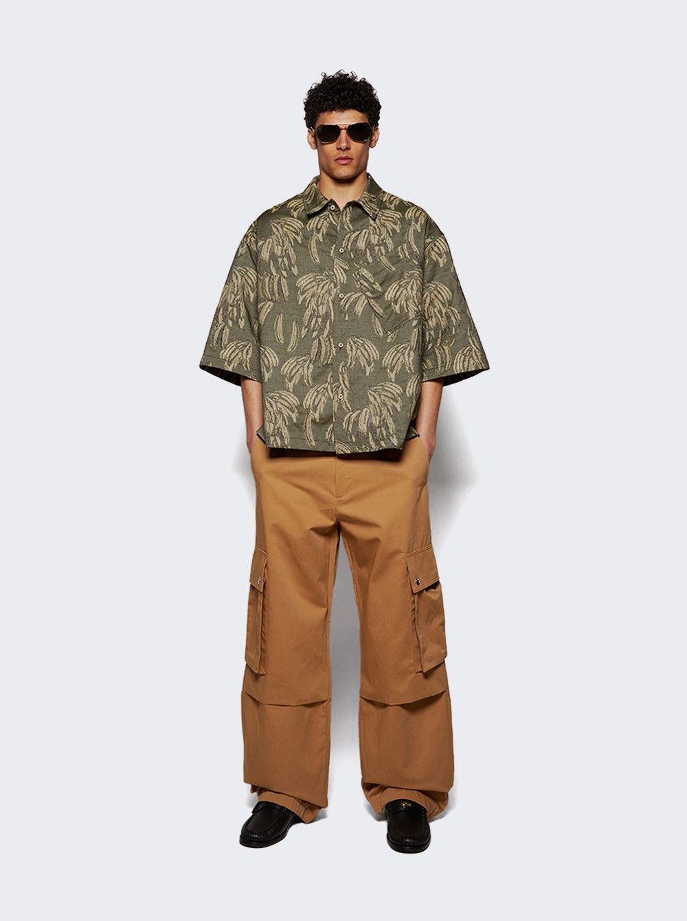 Jacquemus o1mle0326 Aloe Shirt in Green Size US L / EU 52-54 / 3 - 5 Thumbnail