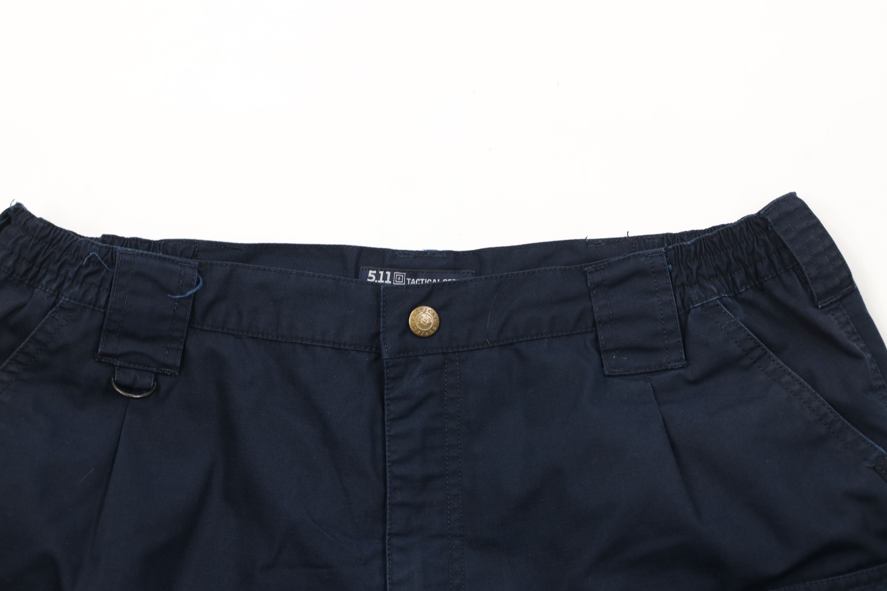 Vintage 5.11 Tactical Series Ripstop Uniform Cargo Shorts Blue Size US 38 / EU 54 - 2 Thumbnail