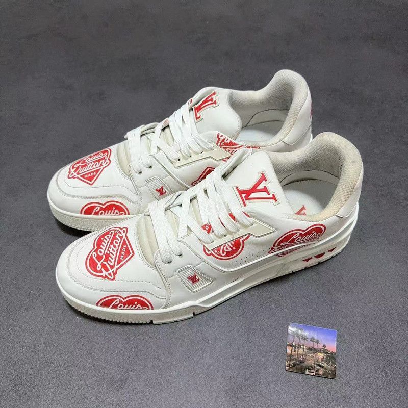 Louis Vuitton Nigo x LOUIS VUITTON Trainer with Bright Graphics -2508 Size US 11.5 / IT 41.5 - 1 Thumbnail