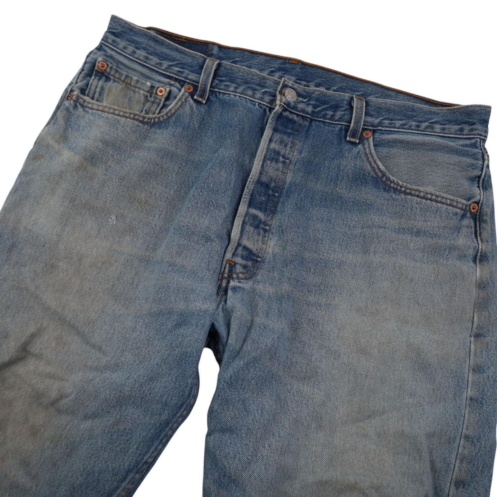 Levi's × Vintage Vintage Levis 501 USA Made Denim Jeans Size US 38 / EU 54 - 6 Thumbnail