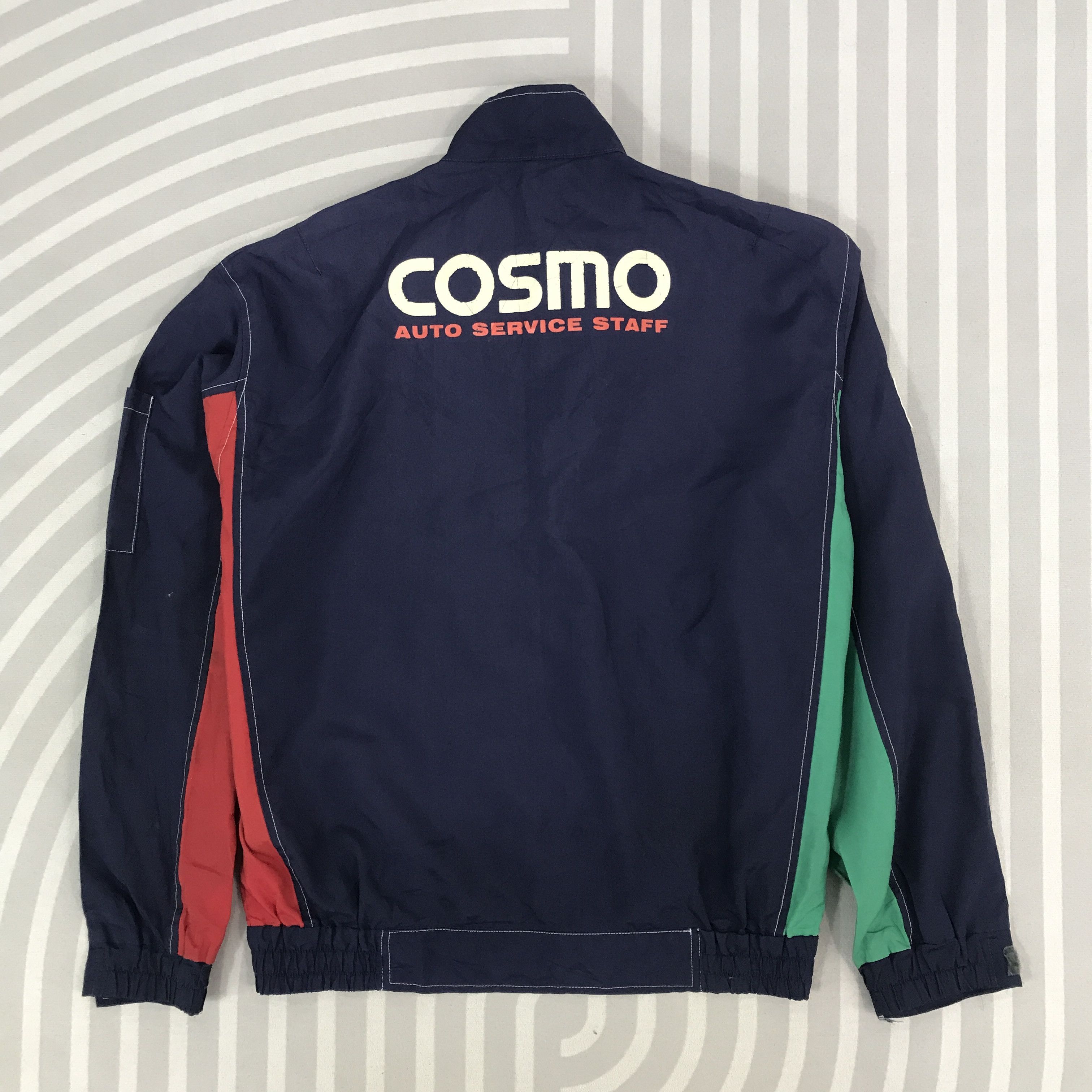 Japanese Brand × Vintage Vintage Cosmo auto service staff Racing Jacket Size US XL / EU 56 / 4 - 1 Thumbnail