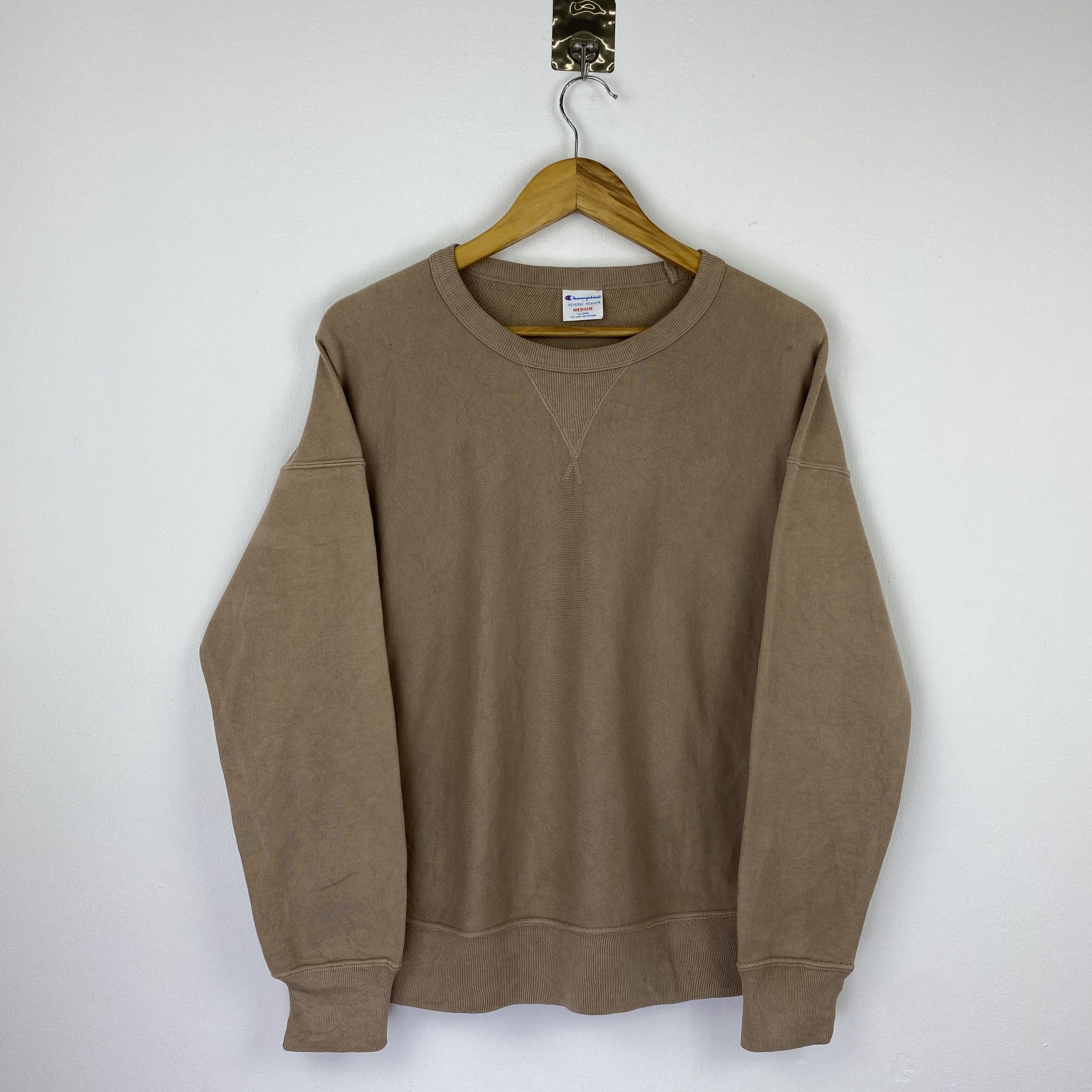 Champion Vintage Champion Plain Pullover Crewneck Sweatshirt SH0510 Size US M / EU 48-50 / 2 - 1 Thumbnail