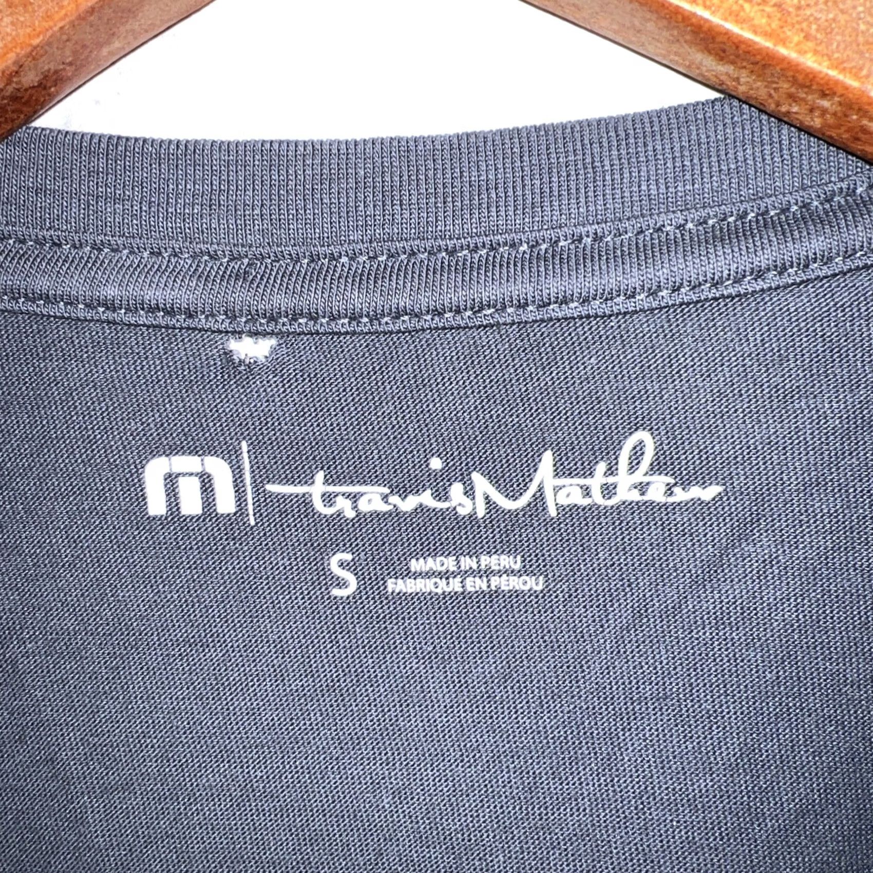 TravisMathew Travis Mathew American Flag Pocket Shirt Mens S Gray Size US S / EU 44-46 / 1 - 4 Thumbnail