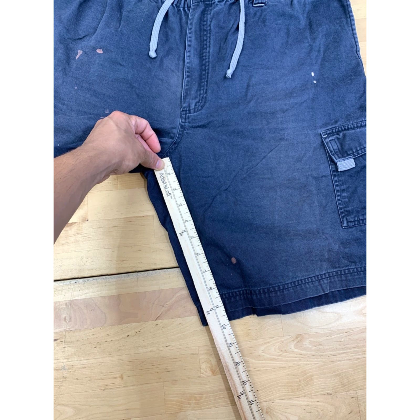 Ocean Pacific VINTAGE OP Ocean Pacific Cargo Shorts L Blue Casual 90s Beach Skate Mens Size US 33 - 5 Thumbnail