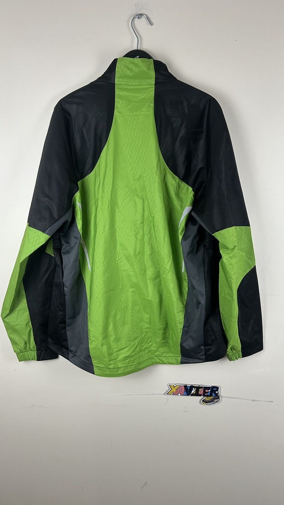 Vintage Soft Shell Sport Jacket Large Man Green Grey Black Size US L / EU 52-54 / 3 - 5 Thumbnail