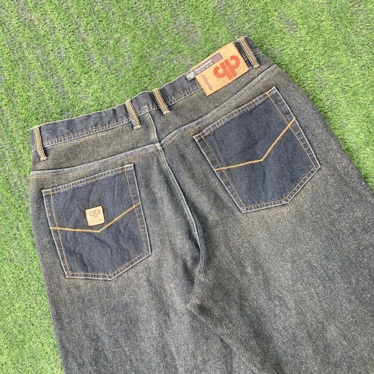 Pelle Pelle PELLE PELLE DOUBLE KNEES DENIM Size US 35 - 10 Thumbnail