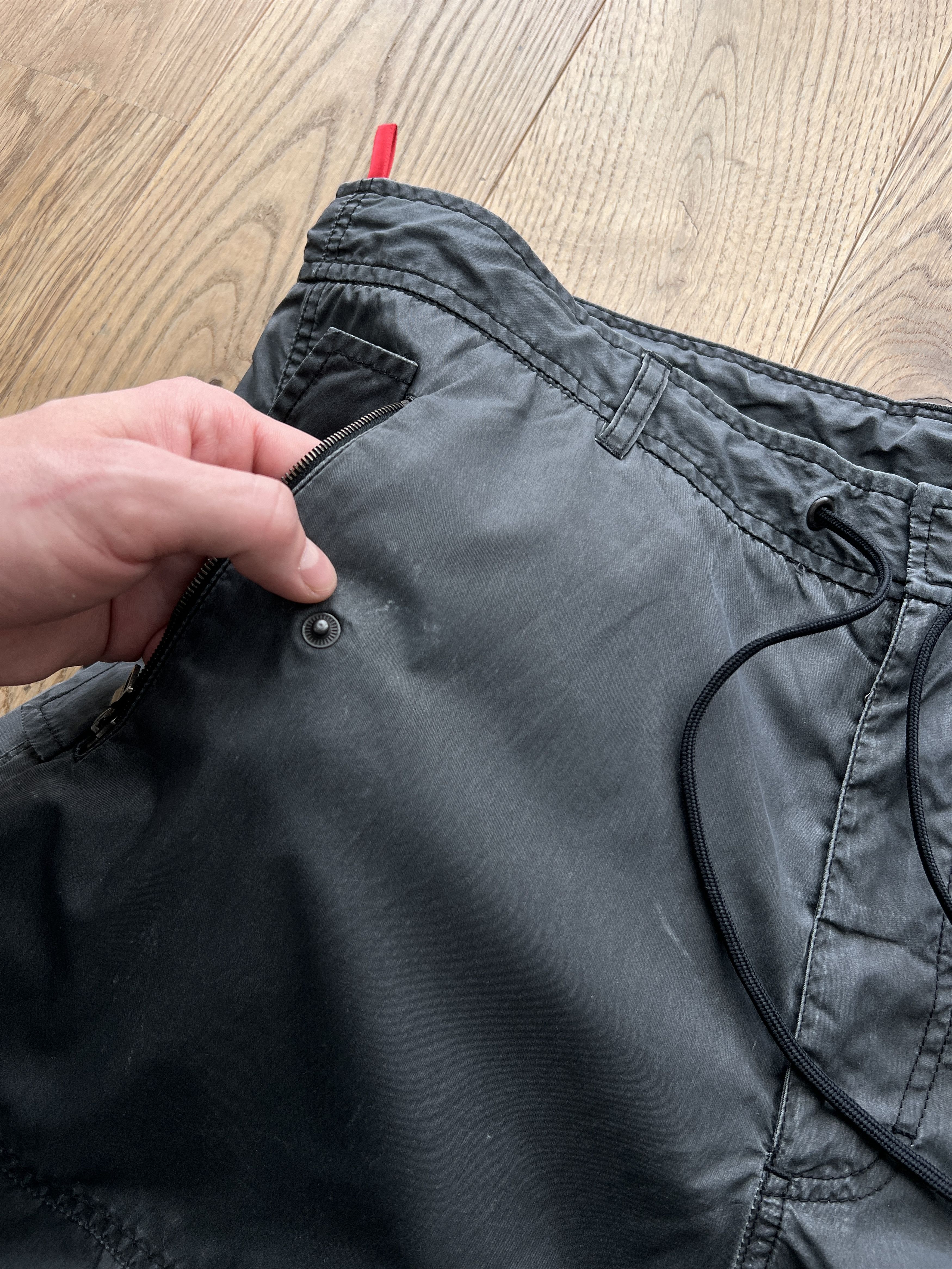 Prada RARE! Prada vintage 2000s nylon parachute pants baggy sport Size US 36 / EU 52 - 16 Thumbnail