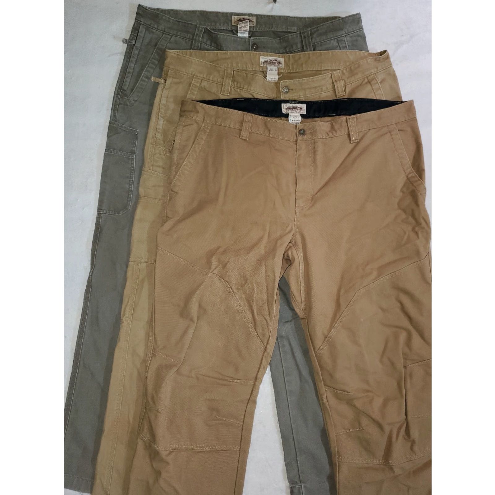 Vintage VINTAGE LL Bean Katahdin Iron Works Pants Mens Sz 42x34 Heavy Work Cargo Style Size US 42 / EU 58 - 2 Thumbnail