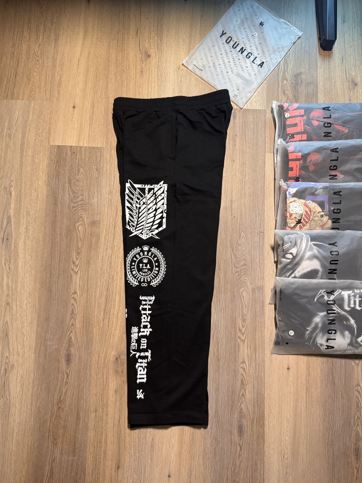 Darc Sport × Gymshark × YoungLA YoungLa x AOT BAGGY JOGGERS (2128 - AOT x YLA) size XXL Size US 40 / EU 56 - 4 Thumbnail