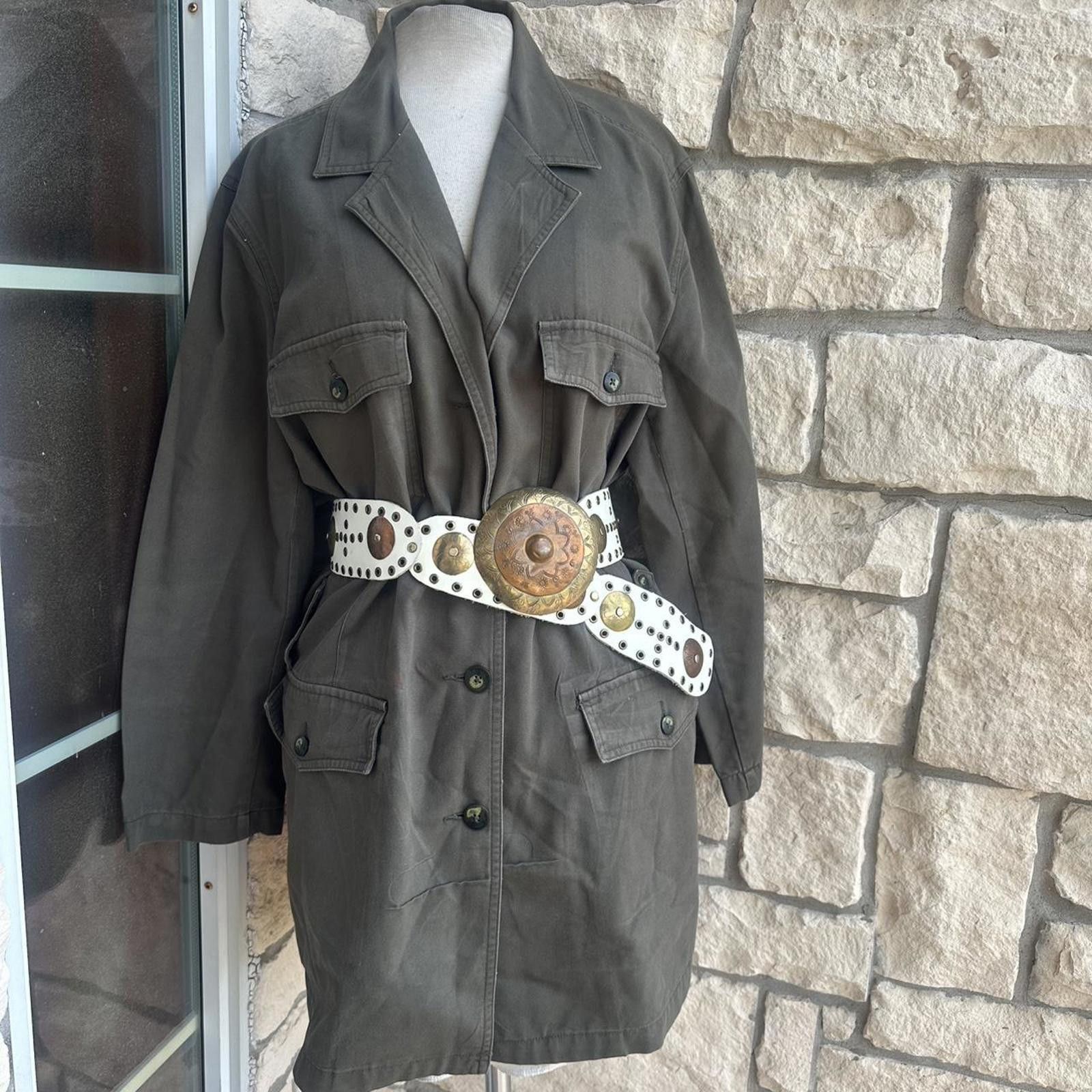 Other Crossroads Women Military Jacket 16w Grunge Size XXL / US 16-18 / IT 52-54 - 1 Thumbnail