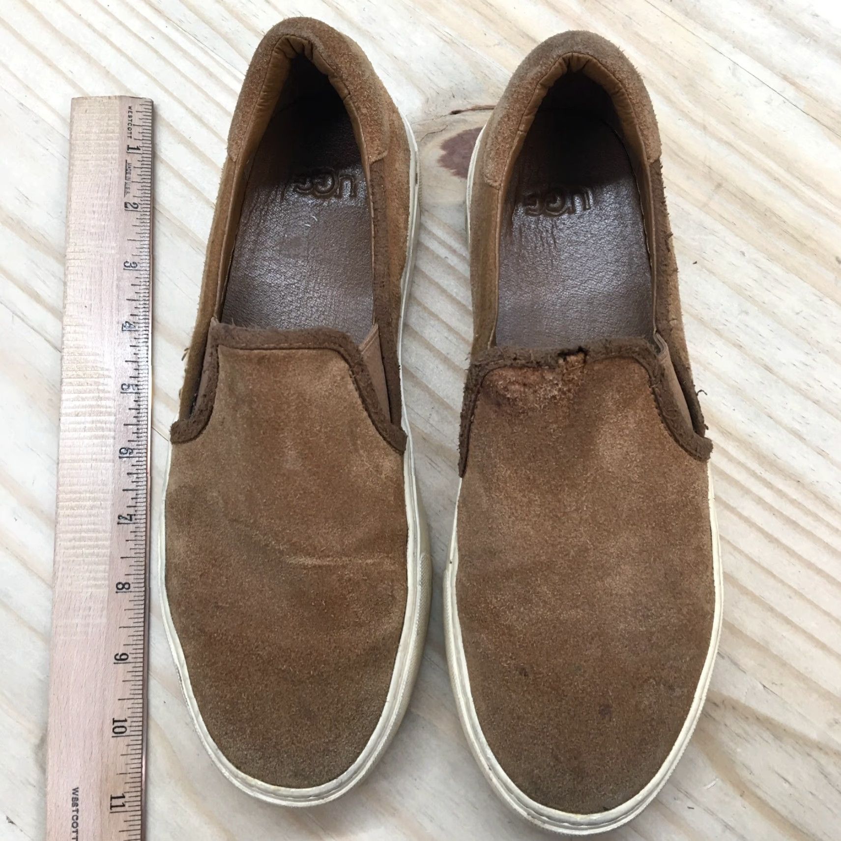 Ugg UGG Jass Casual Slip On Sneakers Womens 7.5 Brown Suede Low Top Shoes W Footwear Size M / US 6-8 / IT 42-44 - 7 Thumbnail