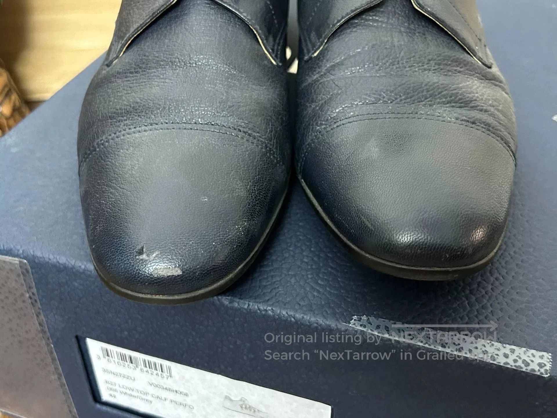 Hermes Hermes Men's Business Leather Shoes Size 41. Size US 8 / EU 41 - 9 Thumbnail