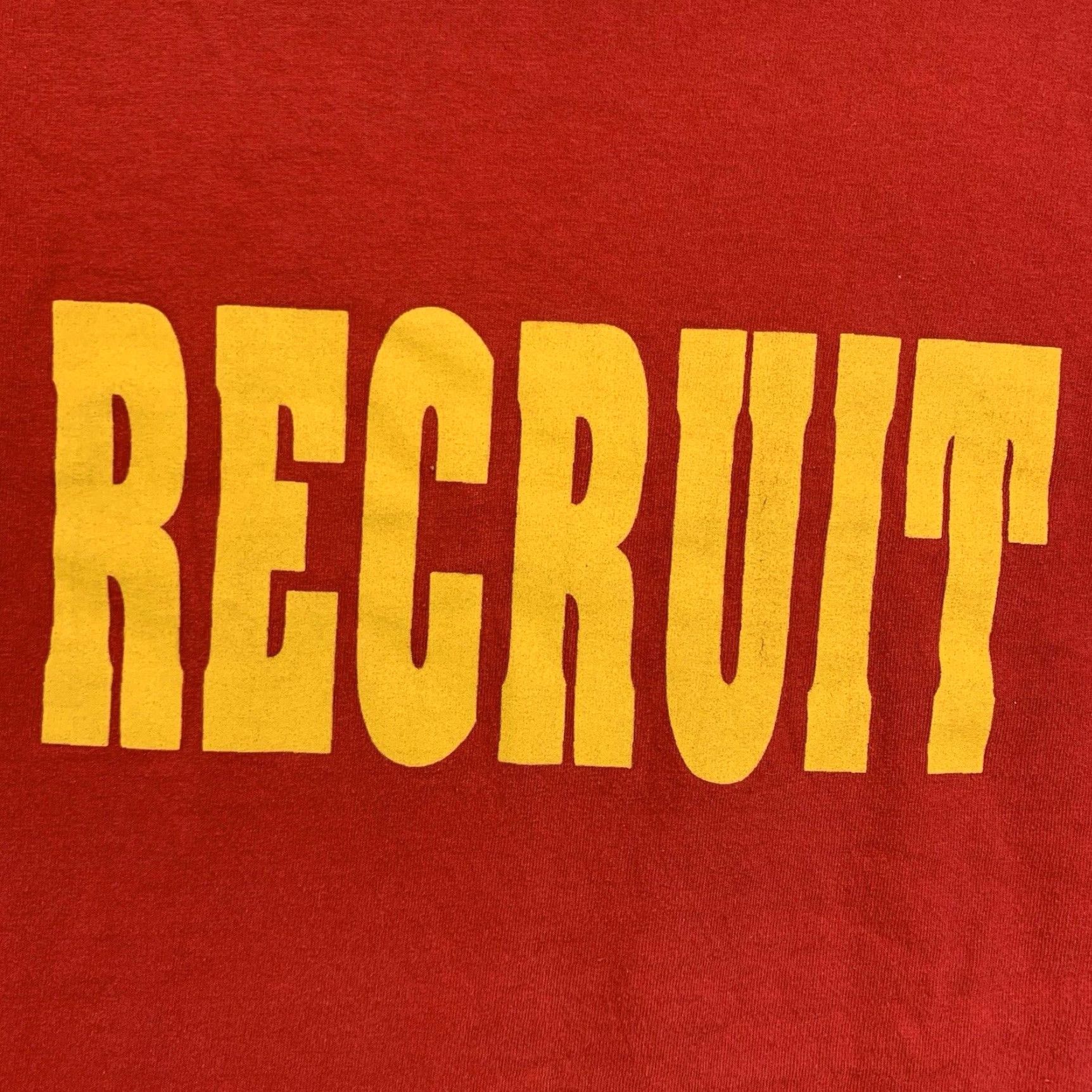 Vintage VINTAGE Firefighter T-Shirt Unisex Medium Red Fire Department 90s Firefighter Training Size US M / EU 48-50 / 2 - 4 Thumbnail
