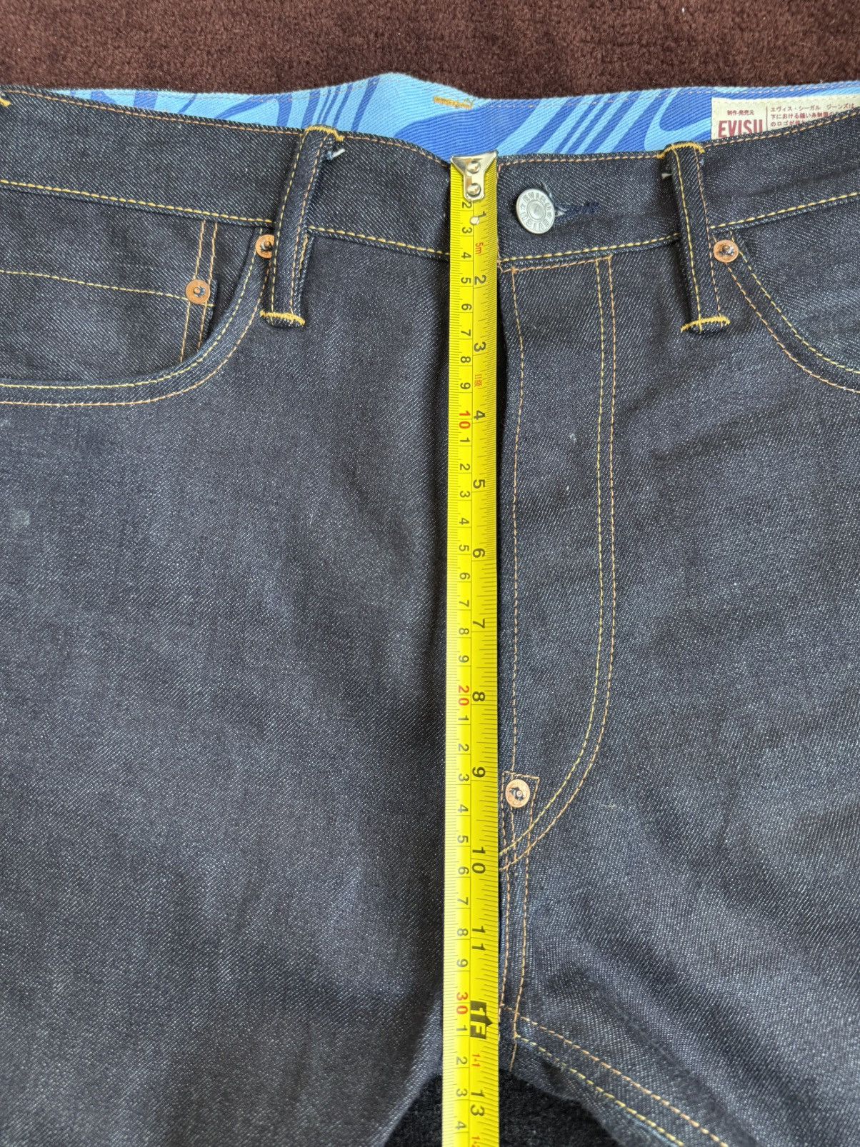 Evisu EVISU “道楽”camo daicock style denim jeans！size：32x34 Size US 32 / EU 48 - 14 Thumbnail