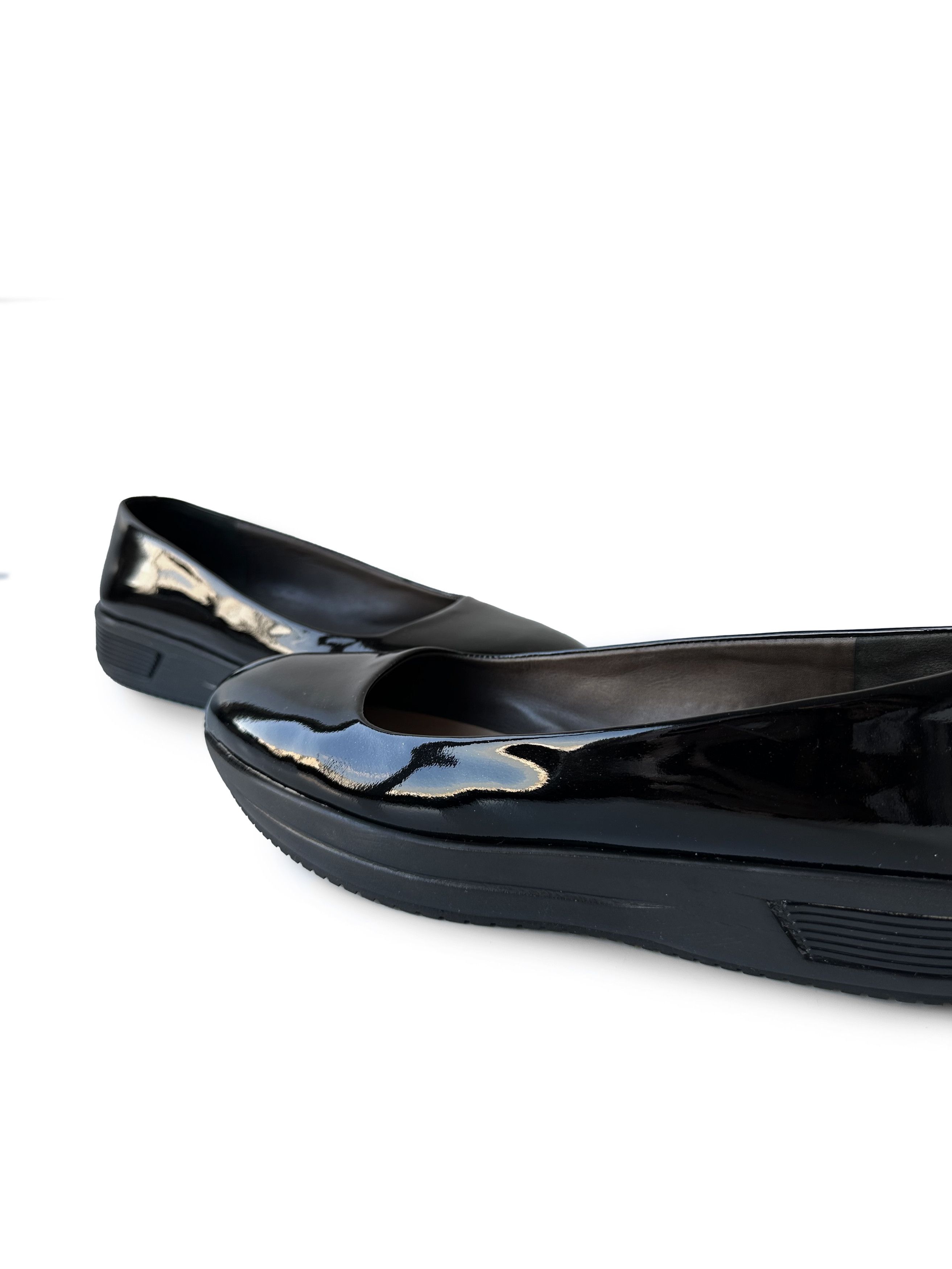 Fratelli Rossetti Fratelli Rosetti ONE black laquered balley shoes Size US 8.5 / IT 38.5 - 4 Thumbnail