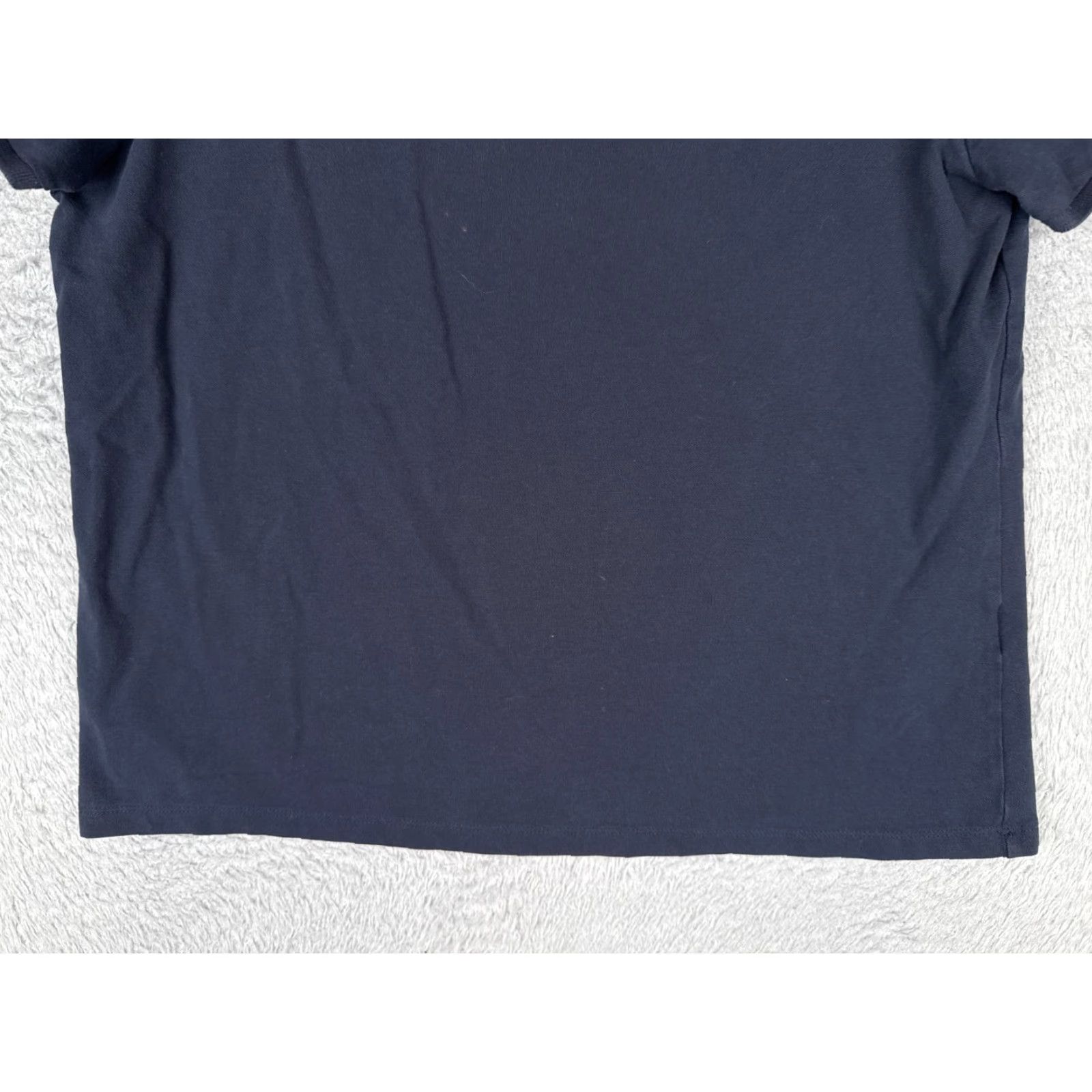 Tommy Hilfiger Tommy Hilfiger Shirt Women XL Blue Short Sleeve Crew 100% Cotton READ Size XL / US 12-14 / IT 48-50 - 5 Thumbnail
