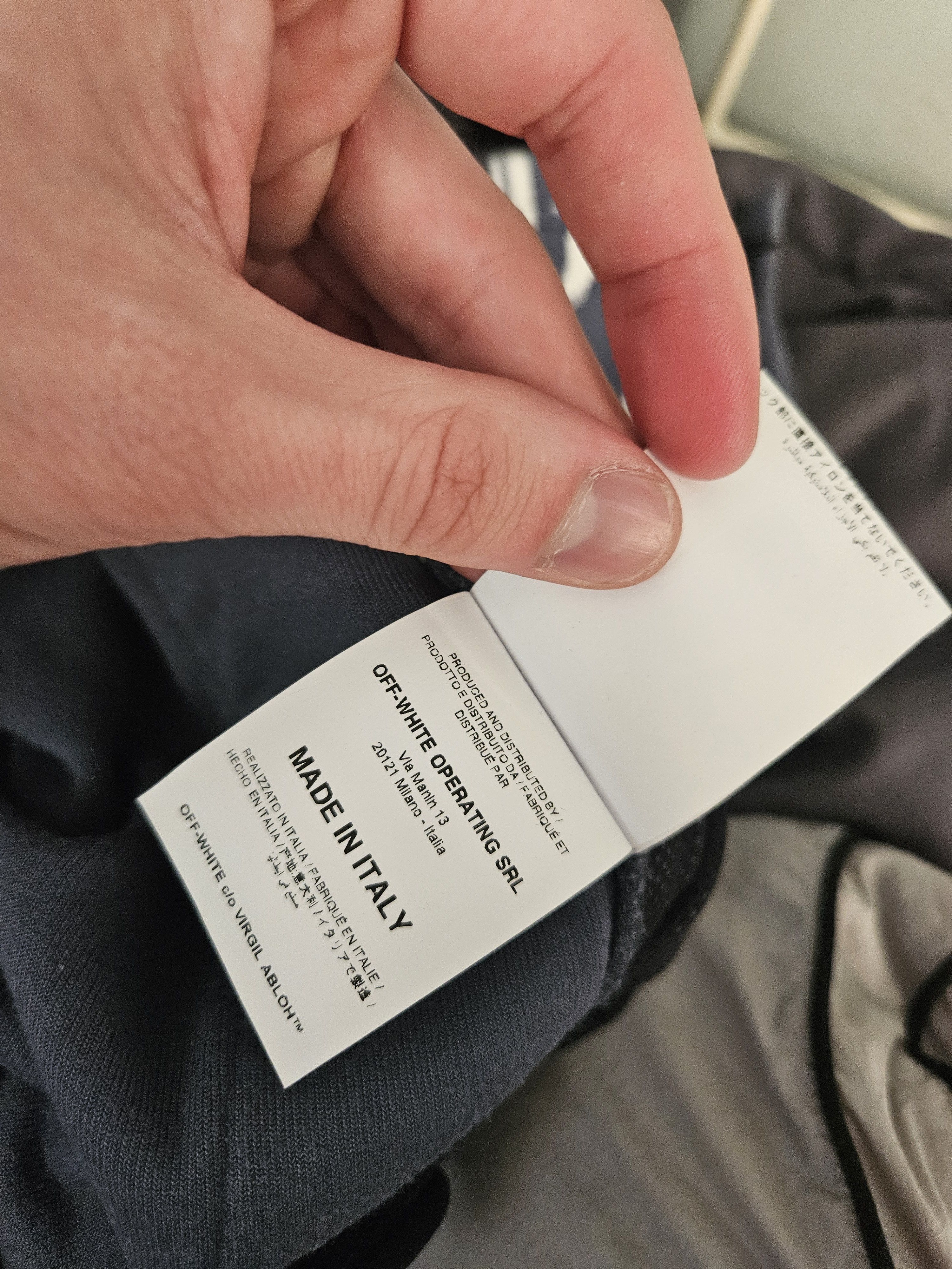 Off-White Eagle Logo Tape Blue Velour Sweatpants Size US 36 / EU 52 - 11 Thumbnail