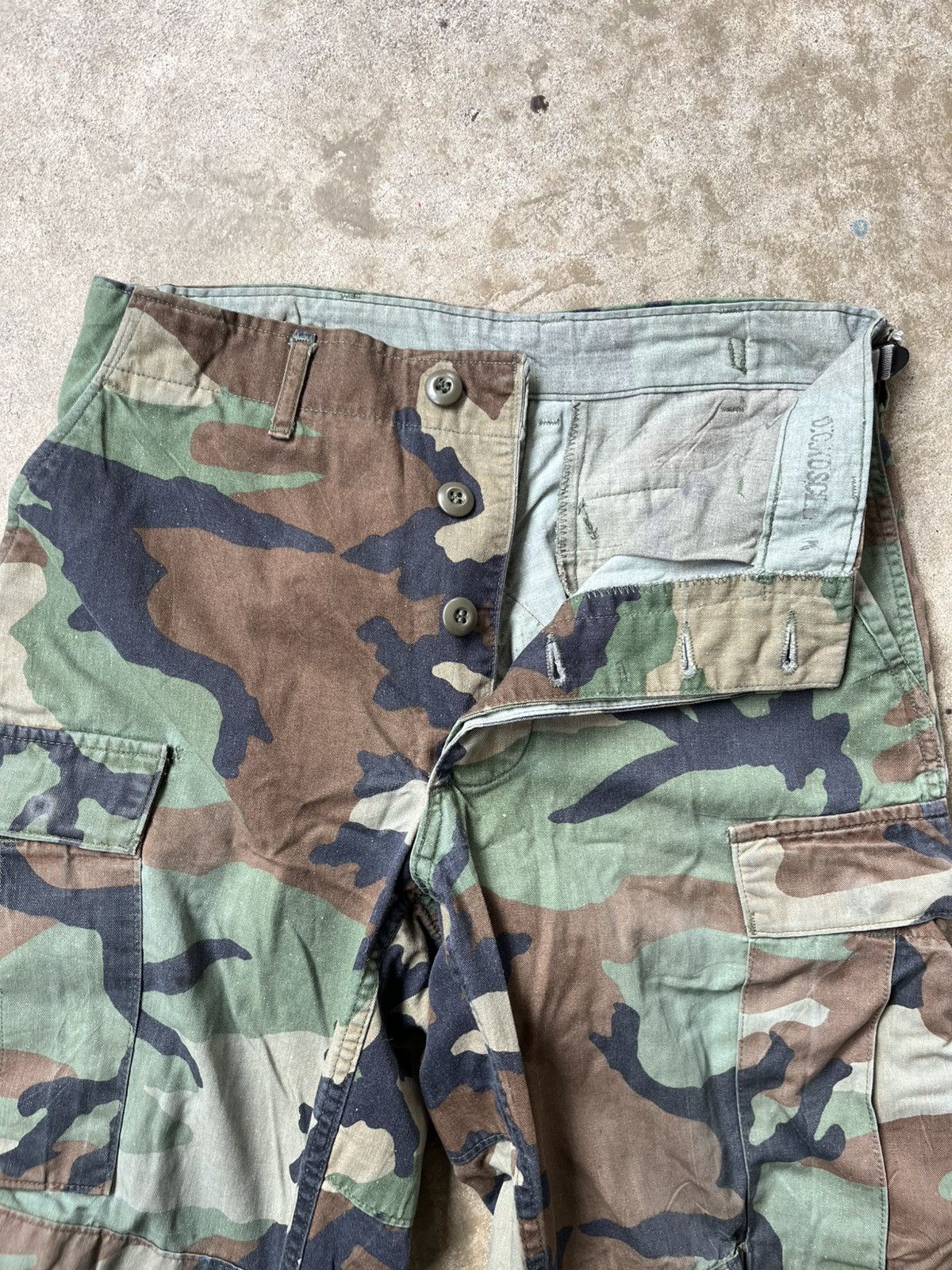 Other Vintage Woodland Camo Military Cargo Pants Surplus Size US 29 - 4 Thumbnail