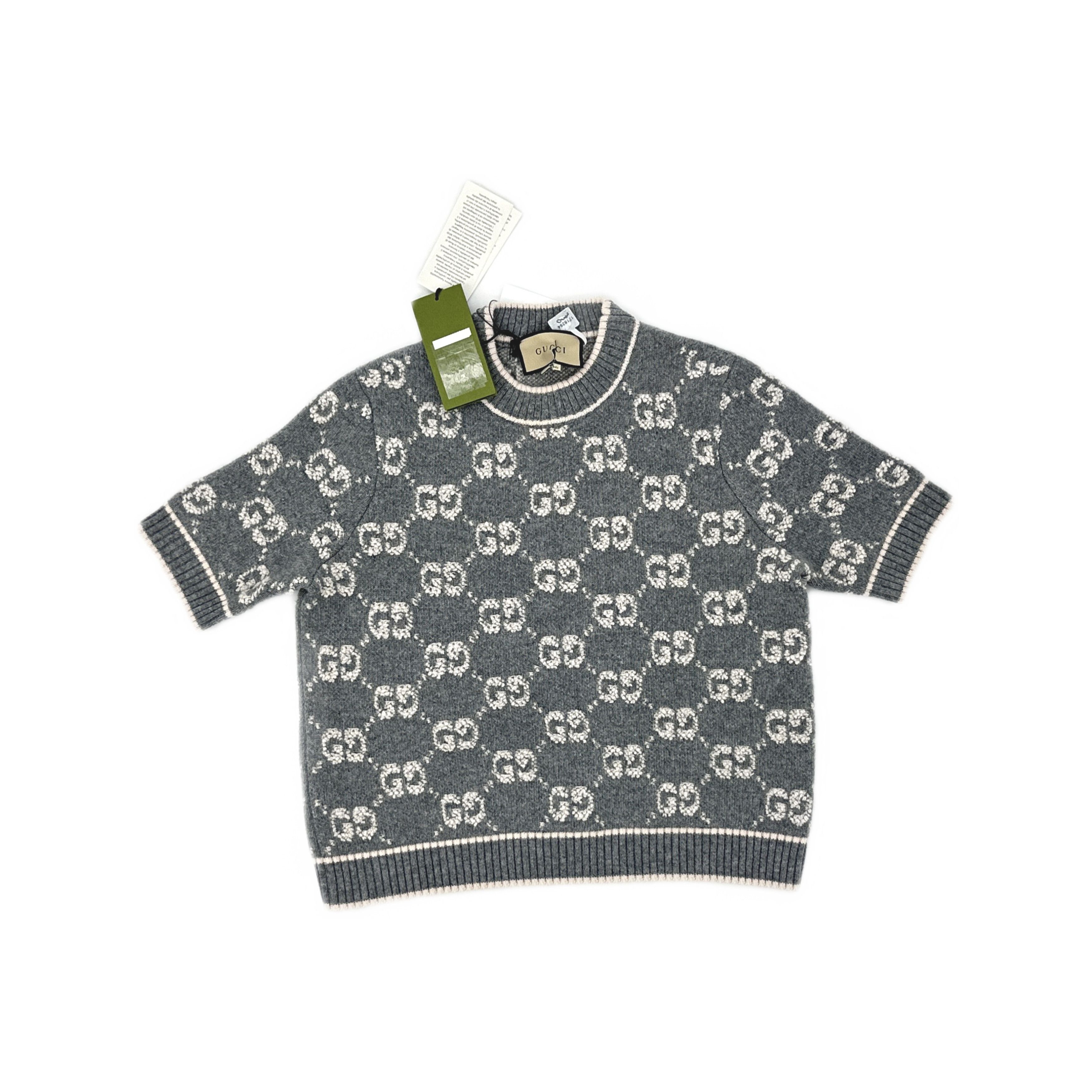 Gucci Gucci GG Jacquard Knit Sweater Size L Size L / US 10 / IT 46 - 1 Thumbnail