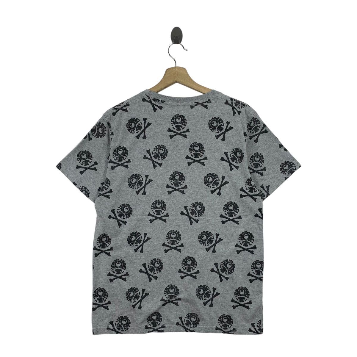 Vintage DEVIL NUT JAPAN Under Red Flag Over Print Tee Shirt Top Size M / US 6-8 / IT 42-44 - 5 Thumbnail
