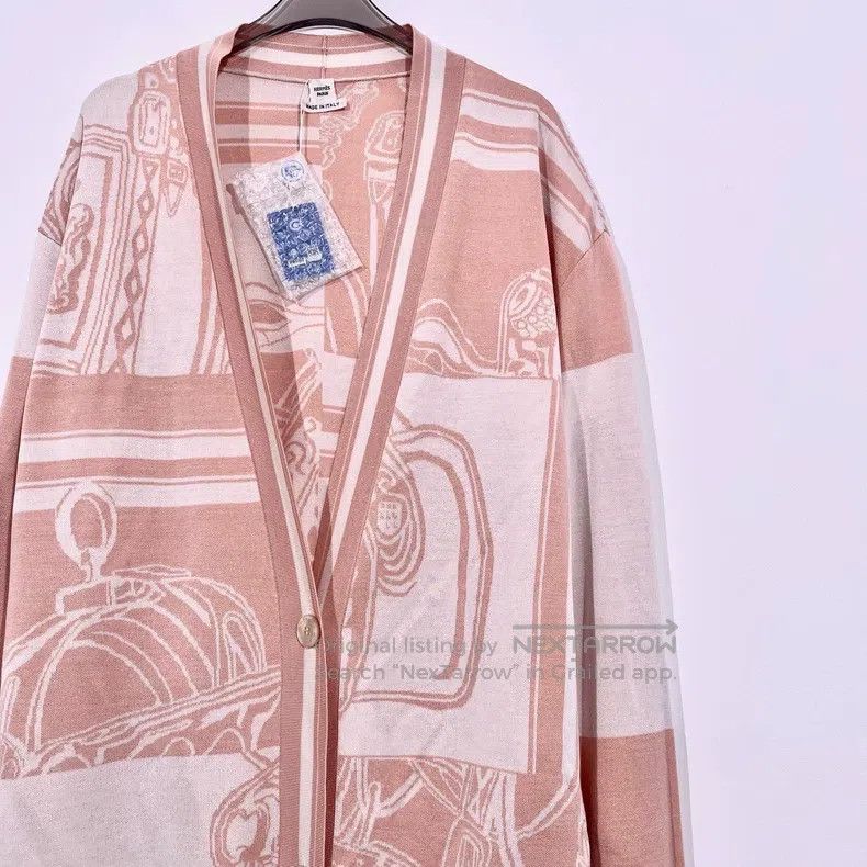 Hermes Hermes SS24 Color Block V-neck Cardigan Size XS / US 0-2 / IT 36-38 - 4 Thumbnail