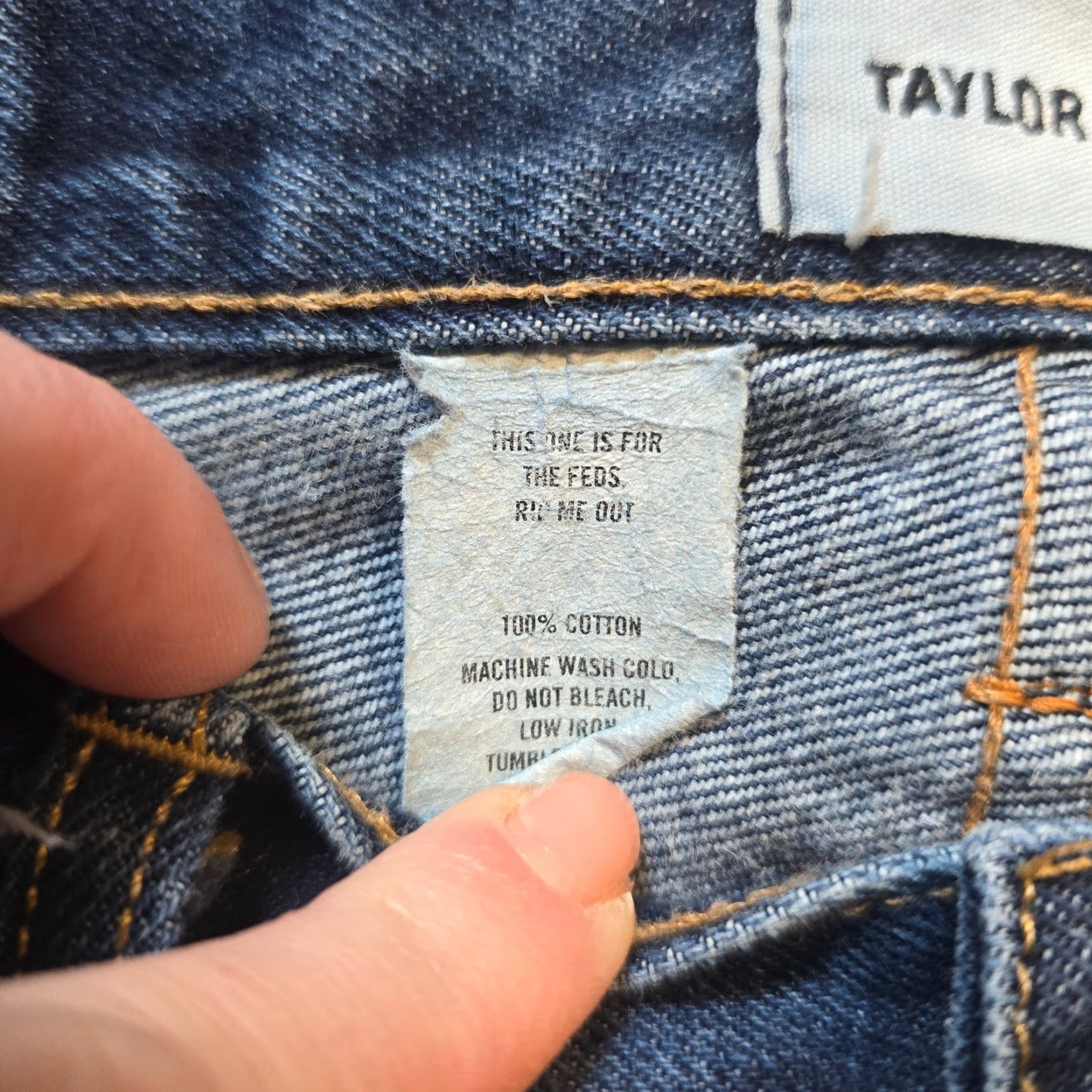 Taylor Stitch Taylor Stitch Jeans Men 30x34 Blue Slim Fit Dark Wash Skinny Classic Casual Jeans Regular Mens Size US 30 / EU 46 - 6 Thumbnail