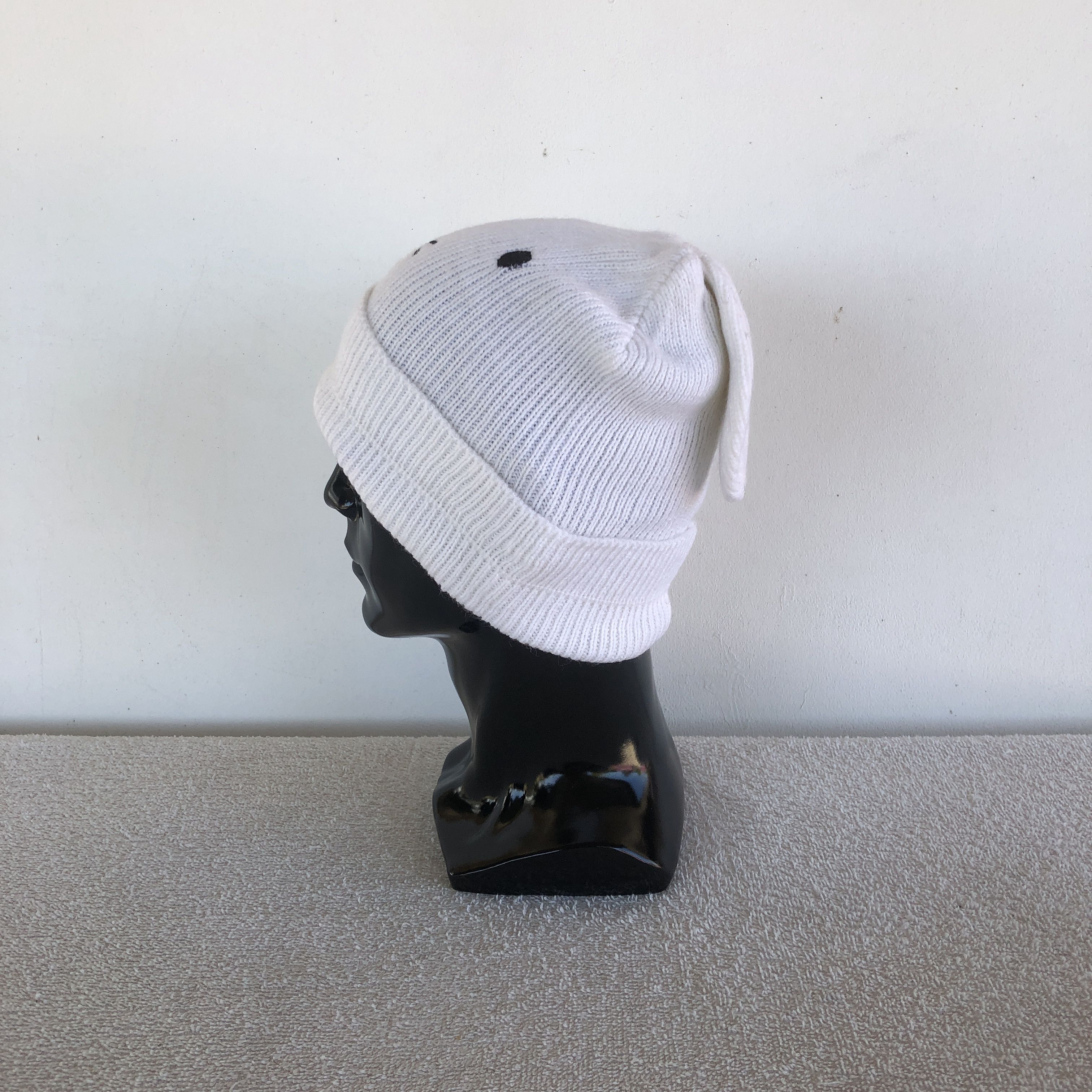 Japanese Brand Vintage Bunny Face Torn Beanie Snow Caps Hats Size ONE SIZE - 5 Thumbnail