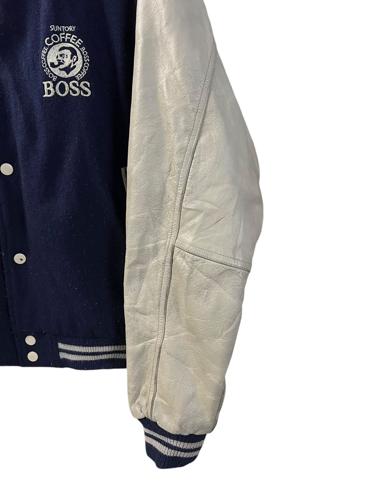 Japanese Brand × Vintage VINTAGE SUNTORY BOSS COFFEE WOOL EMBROIDERY SPELLOUT Size US L / EU 52-54 / 3 - 4 Thumbnail