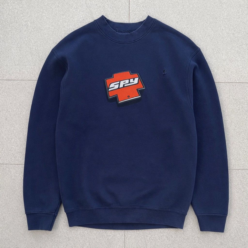 SPY Optic Vintage 90s SPY OPTIC Big Logo Skate Sweatshirt Size US M / EU 48-50 / 2 - 2 Thumbnail