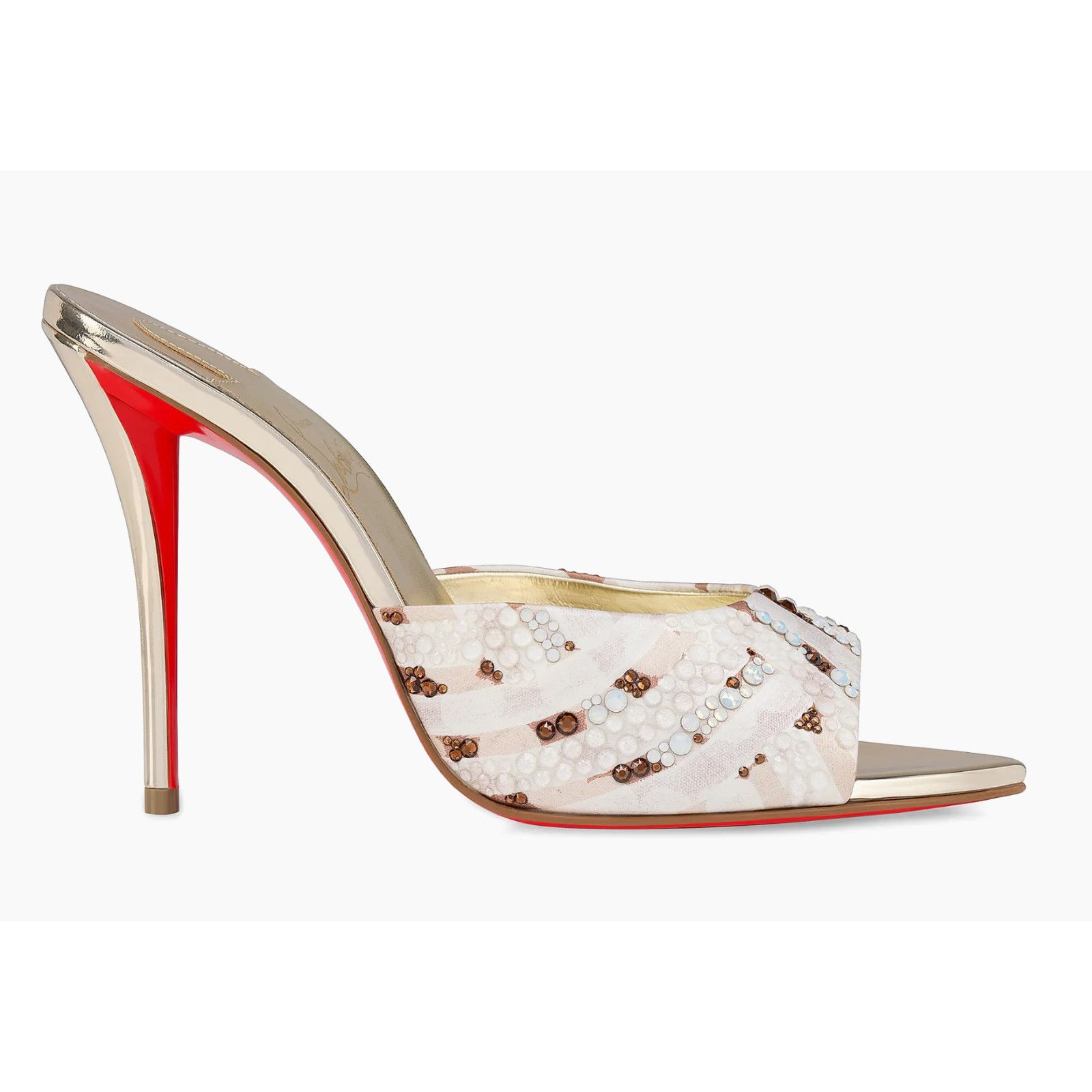 Christian Louboutin Christian Louboutin Miss Z Mule Gaagal Strass 100 Pump 40 Size US 10 / IT 40 - 3 Thumbnail