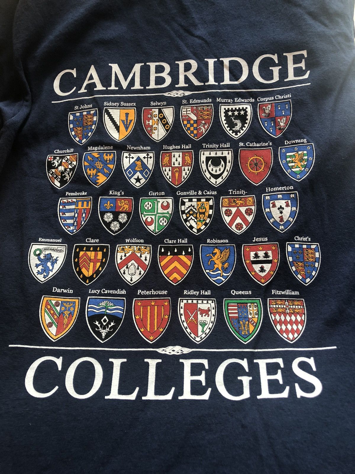 Other × Vintage RARE CAMBRIDGE COLLEGE VINTAGE ENGLAND UNIVERSITY TEE SHIRT Size US M / EU 48-50 / 2 - 2 Thumbnail